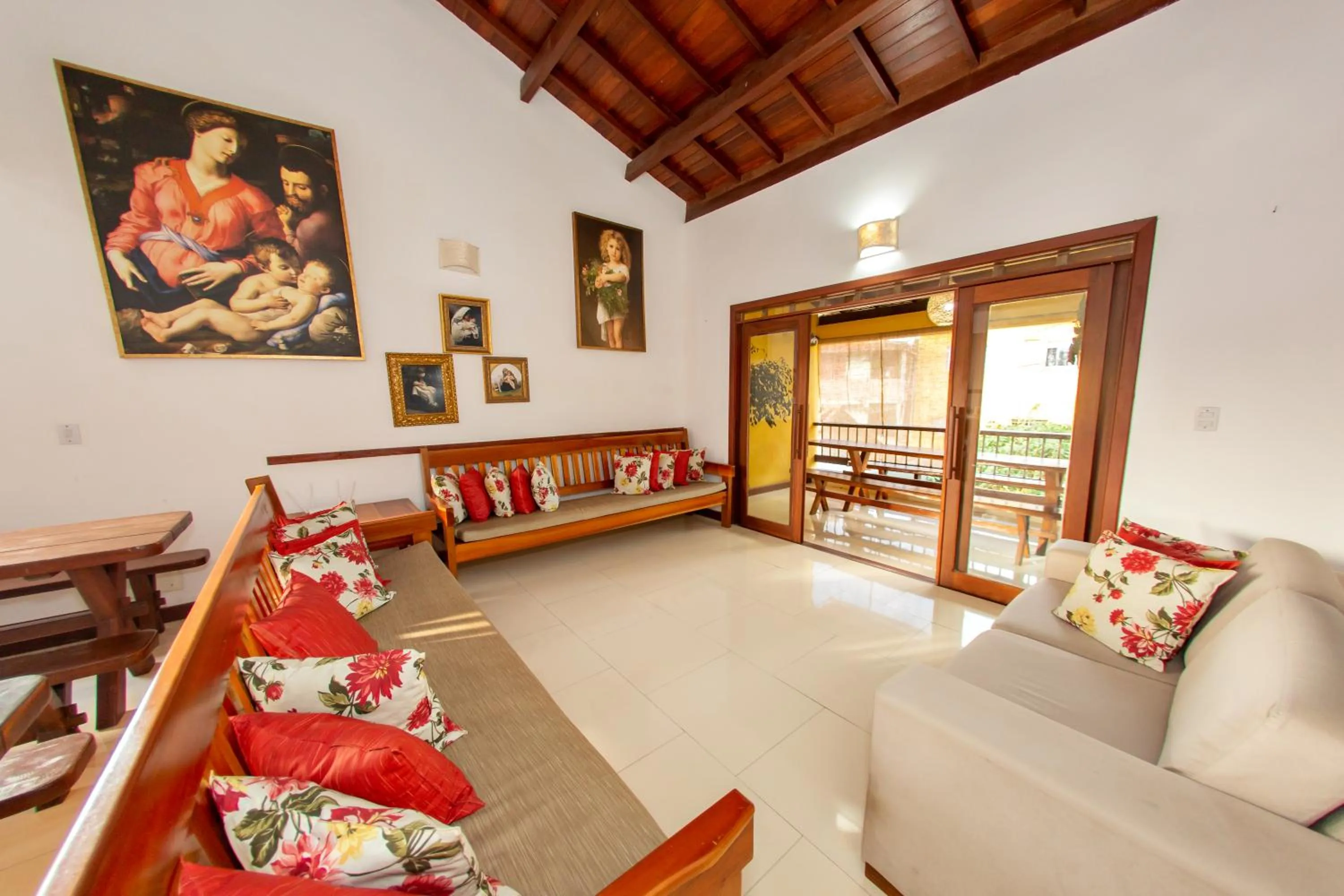 Living room in Pousada Flor do Arraial