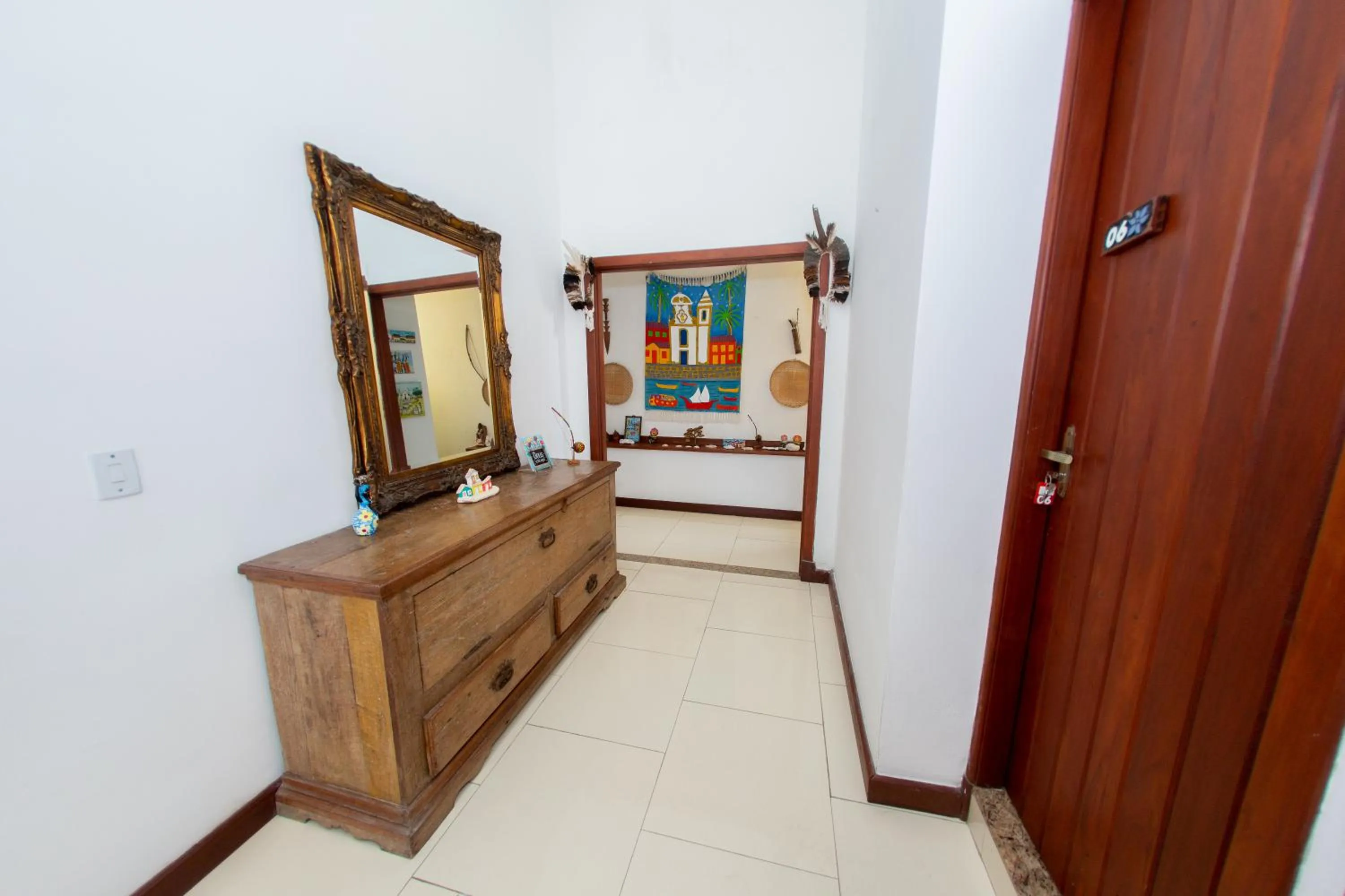 Seating area in Pousada Flor do Arraial