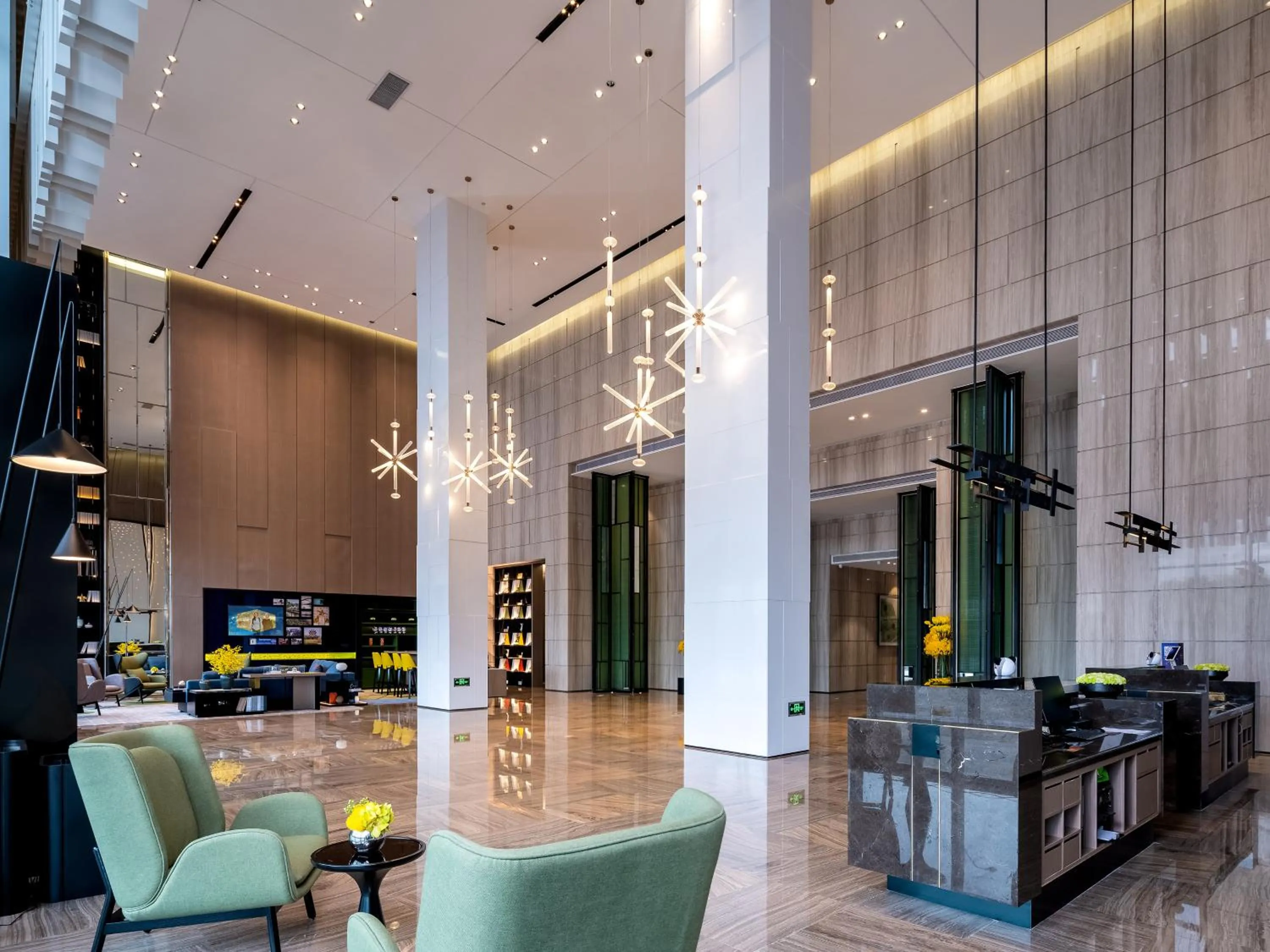 Living room in Hampton by Hilton Nanning Wuxiang