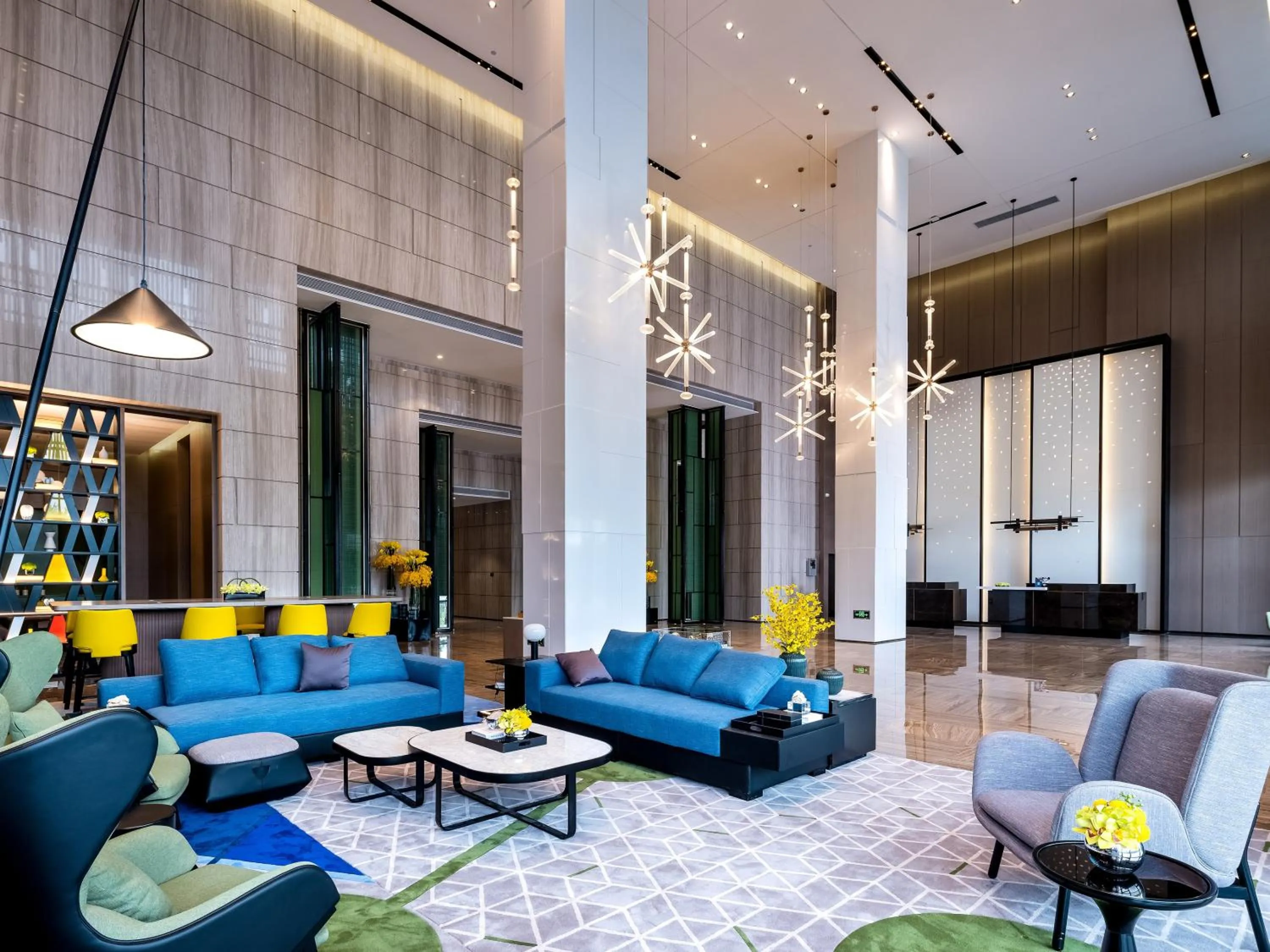 Living room in Hampton by Hilton Nanning Wuxiang