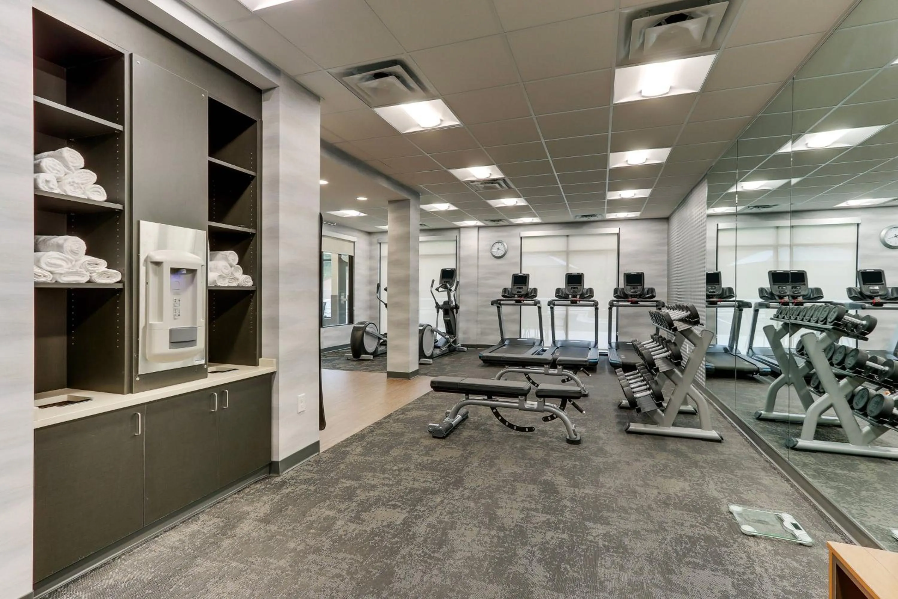 Fitness centre/facilities in Fairfield Inn & Suites by Marriott Asheville Weaverville