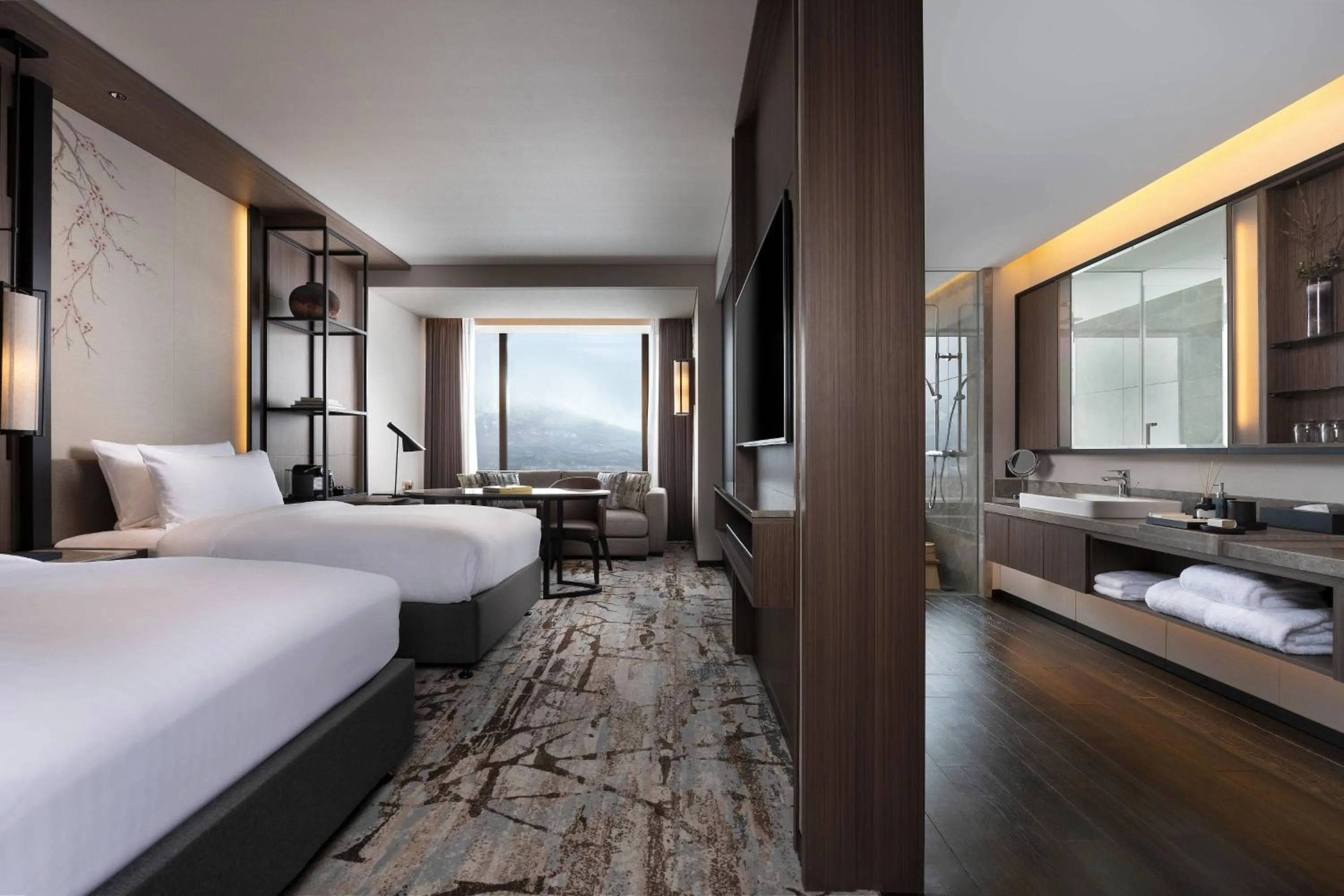 Bedroom, Bed in Higashiyama Niseko Village, a Ritz-Carlton Reserve