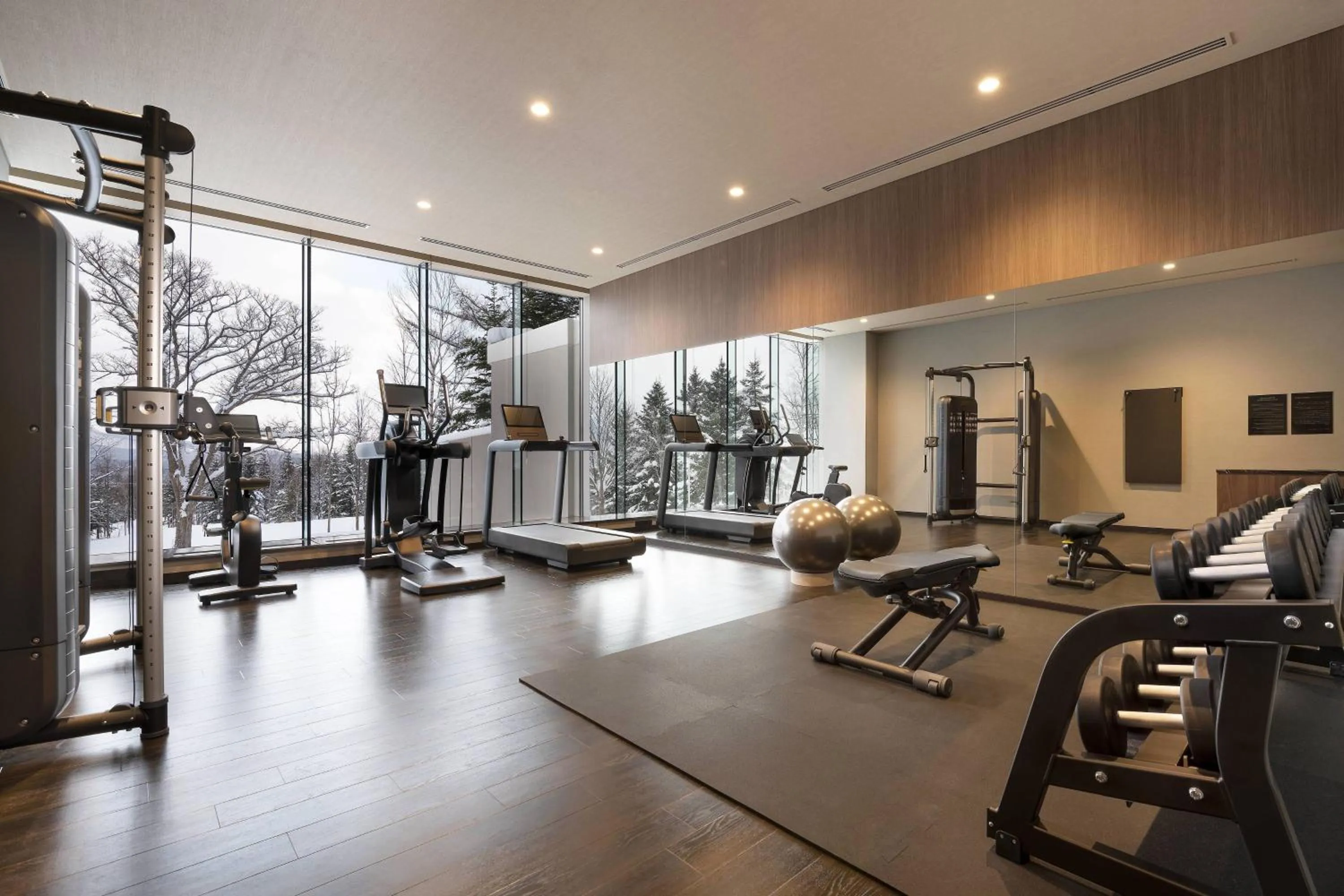 Fitness centre/facilities in Higashiyama Niseko Village, a Ritz-Carlton Reserve
