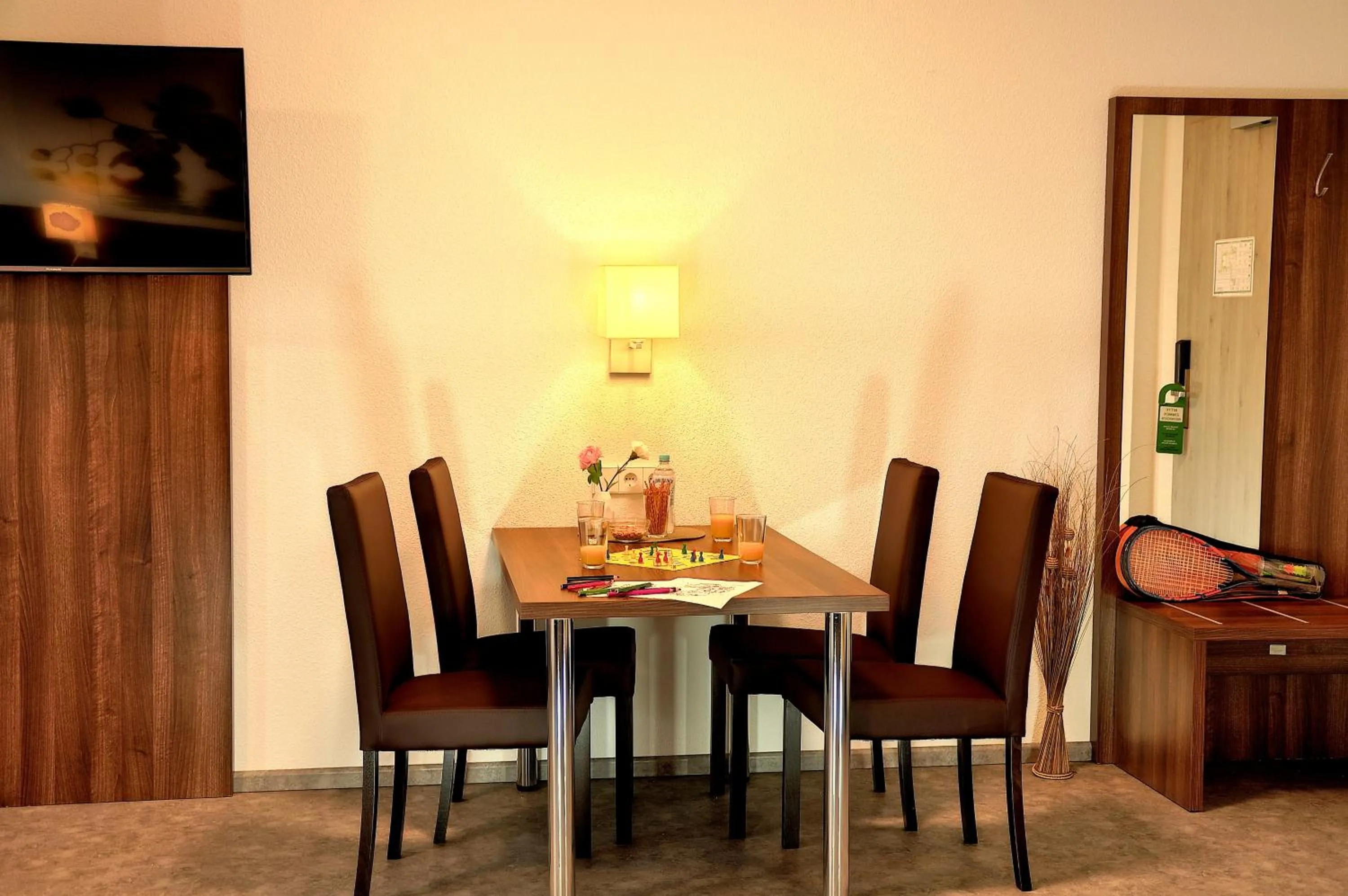 Dining area in Motel am Fürfelder Schloss