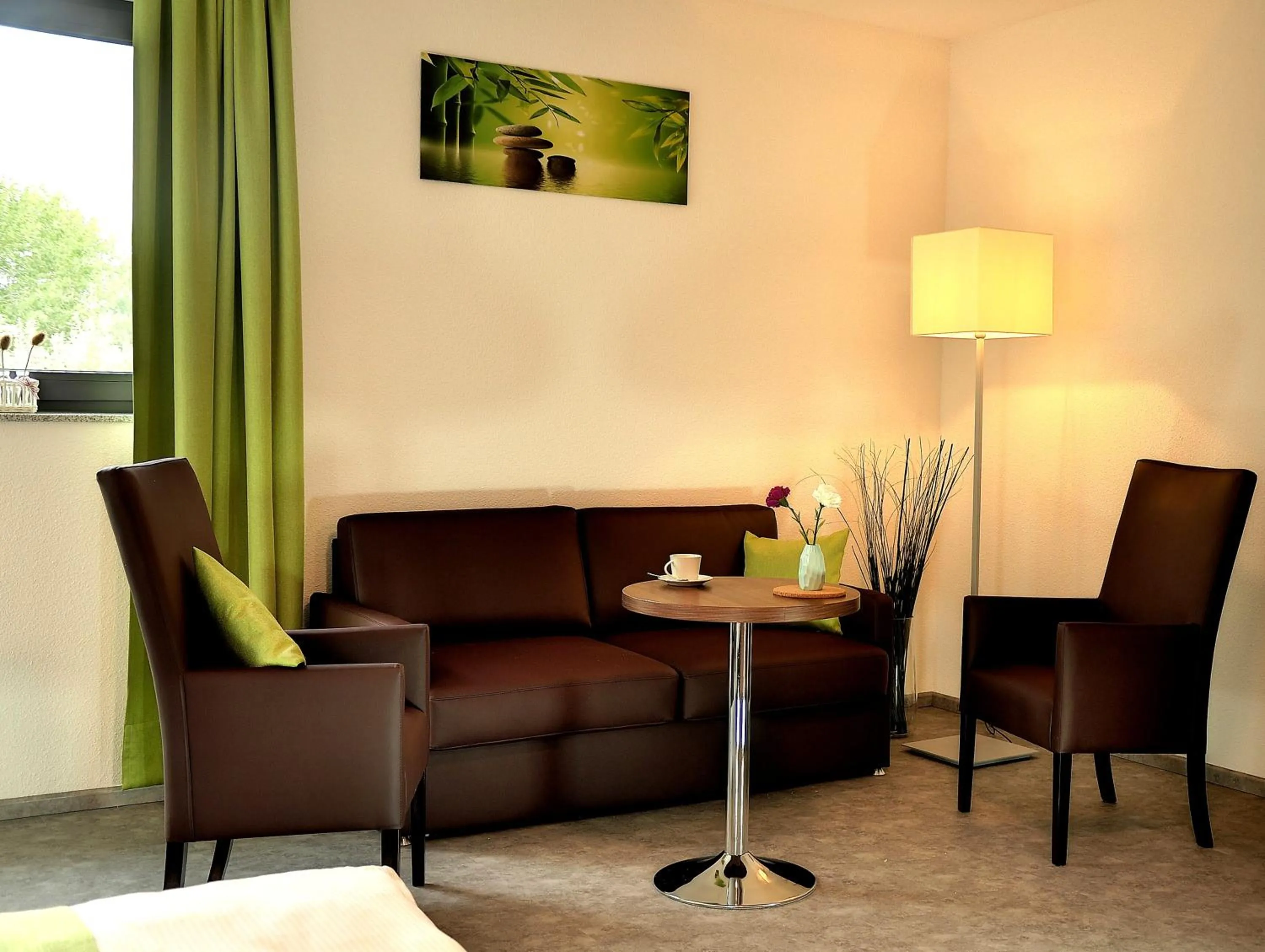 Seating area in Motel am Fürfelder Schloss