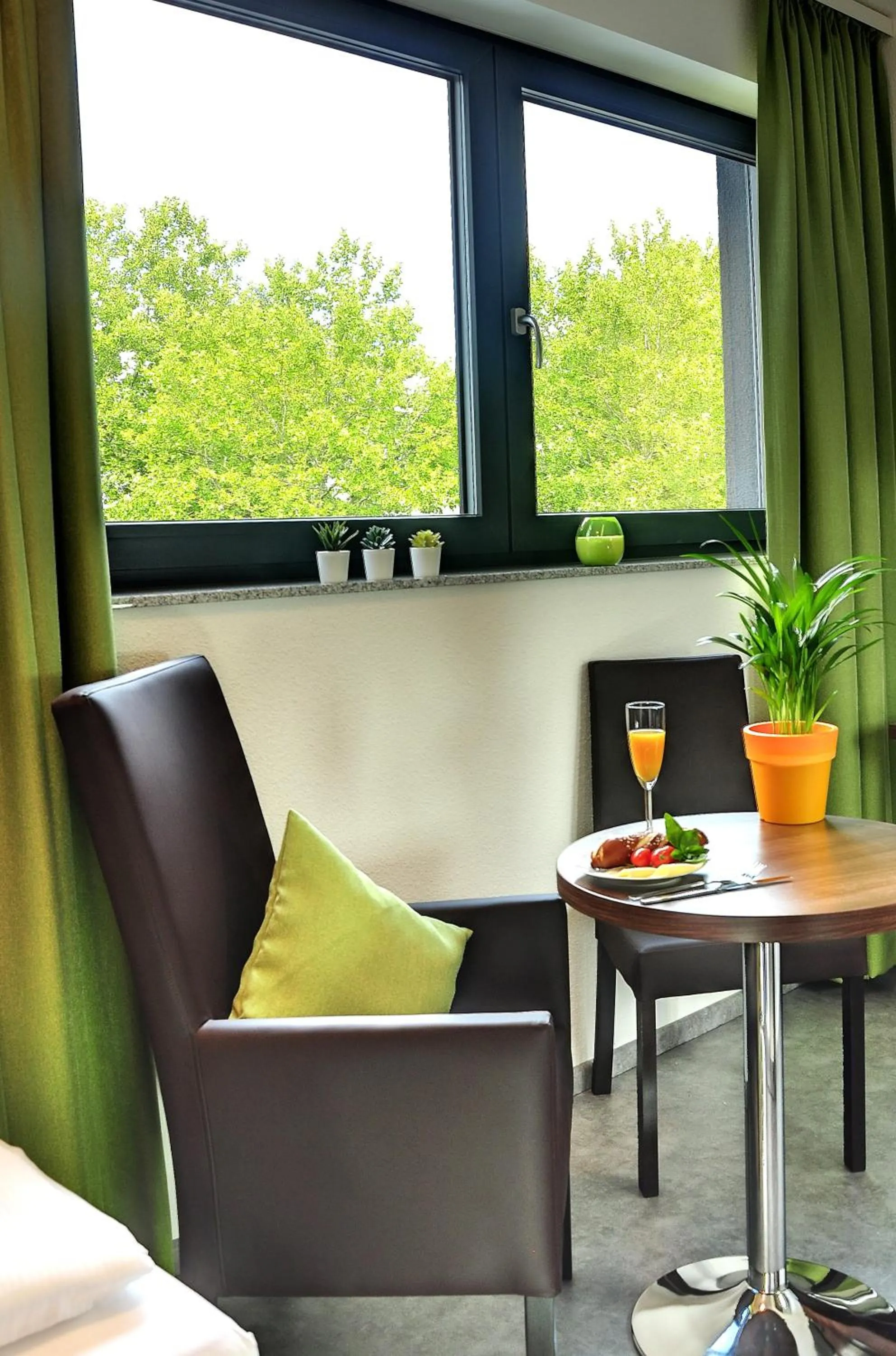 Seating area in Motel am Fürfelder Schloss