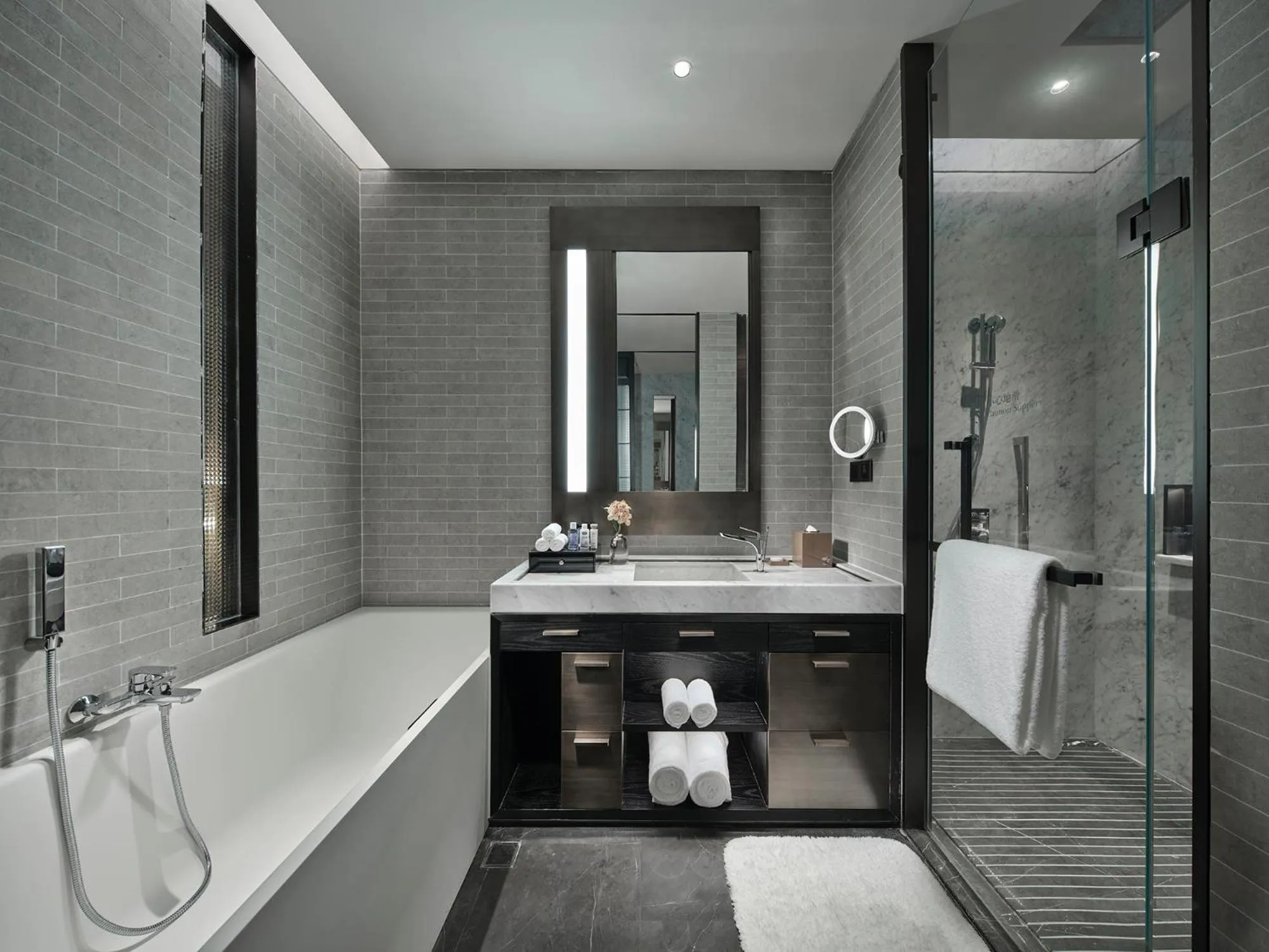 Bathroom in InterContinental Dongguan by IHG