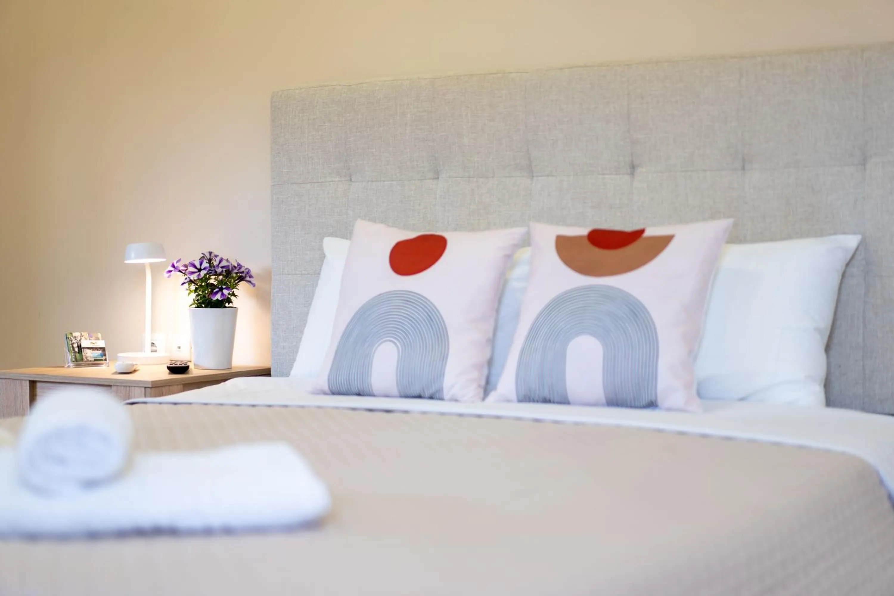 Bedroom, Bed in Modular Bungalows With Heated Pool Artemis Greece