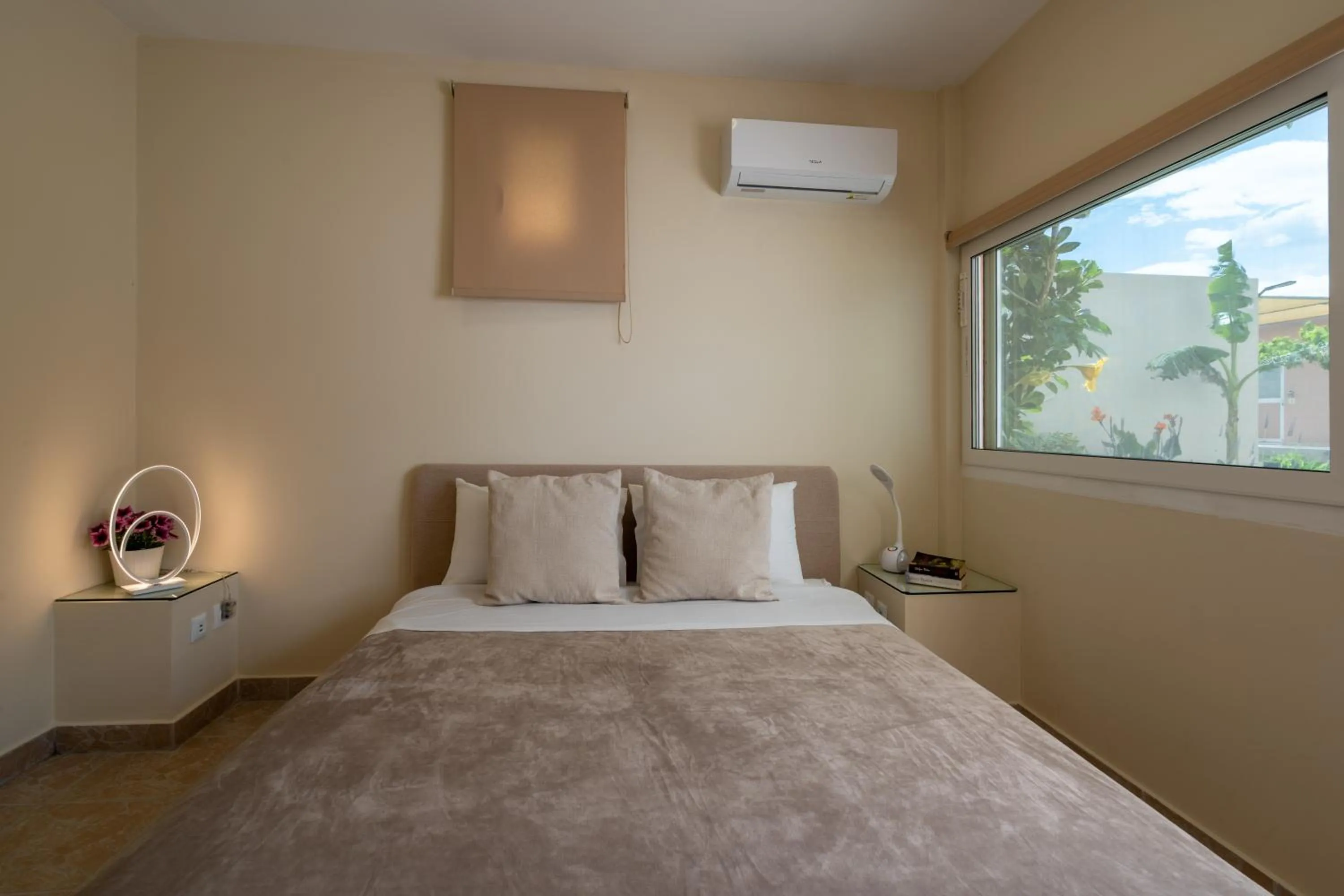 Bedroom, Bed in Modular Bungalows With Heated Pool Artemis Greece