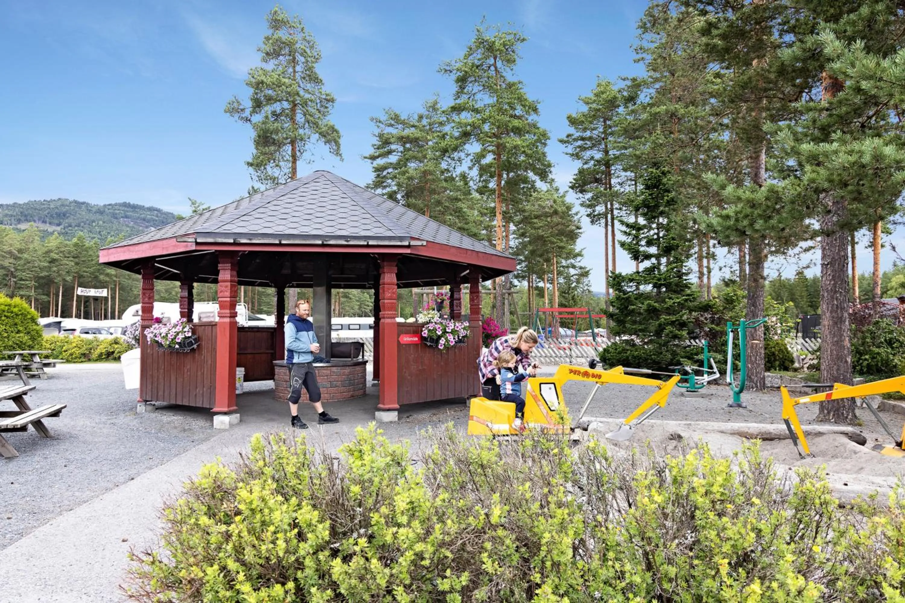 Children play ground in First Camp Bø - Telemark