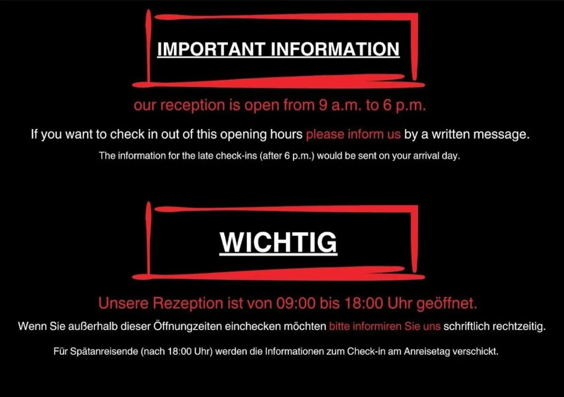 Text overlay in Hotel AVAlex