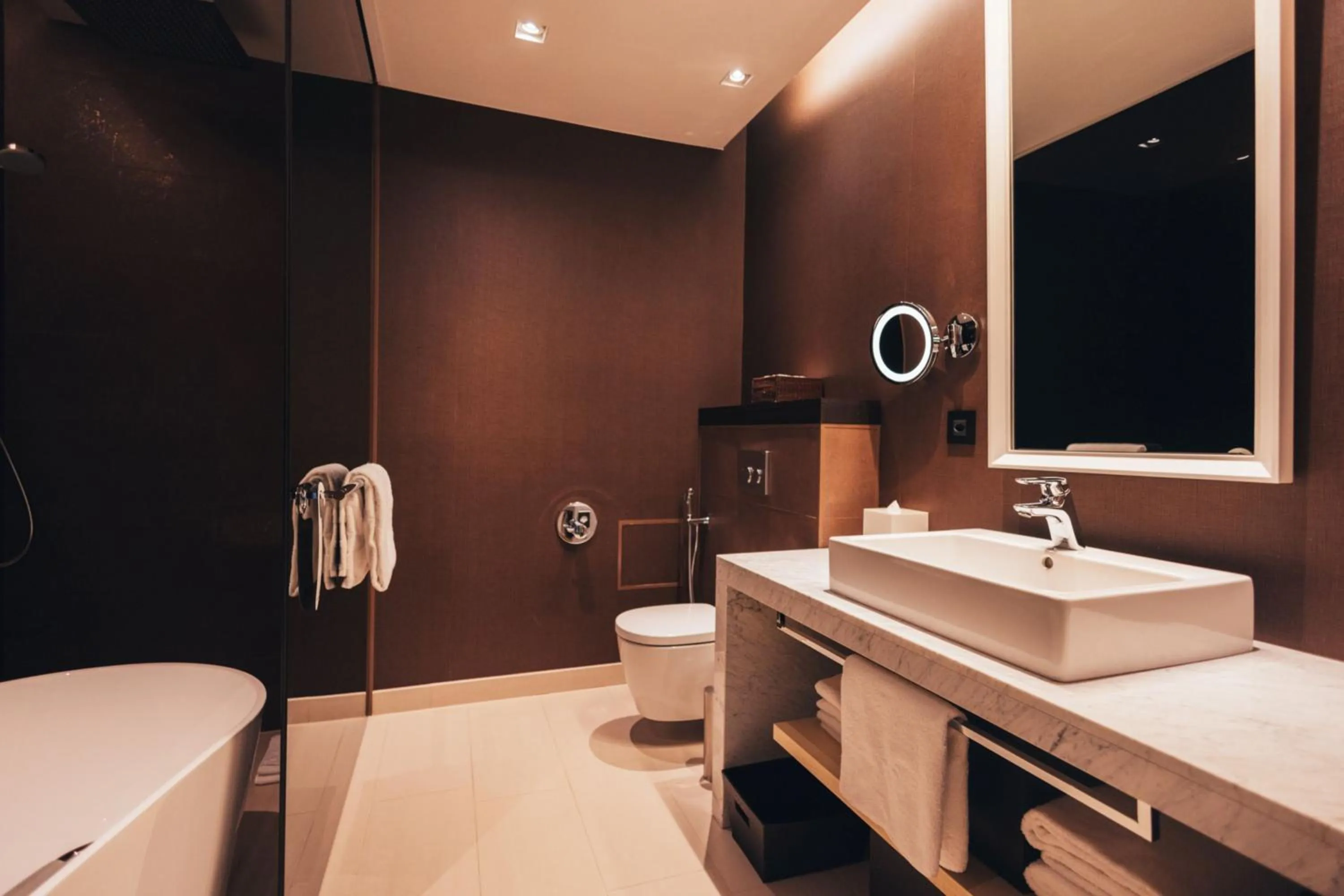Bathroom in Crowne Plaza Geneva by IHG