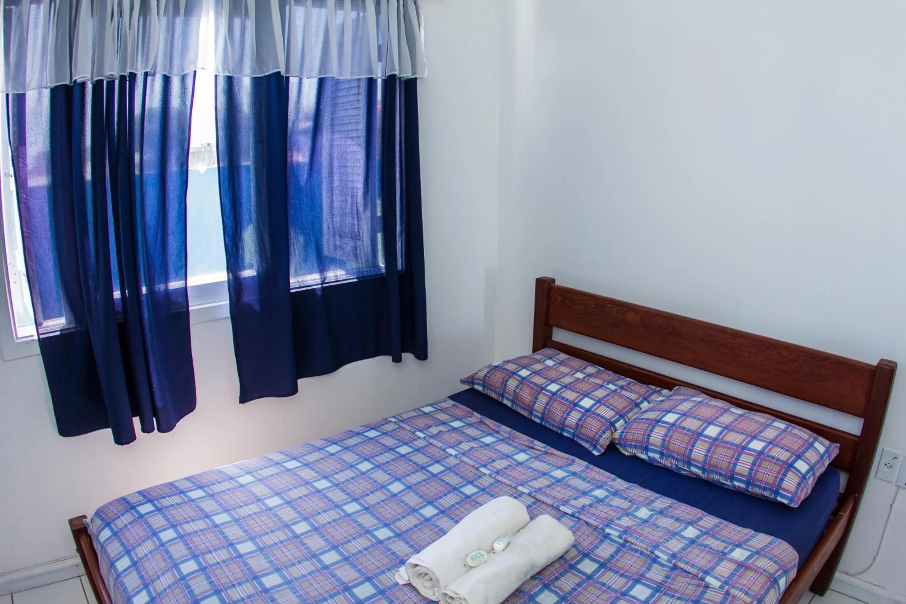 Bed in Hotel Recanto do Mar