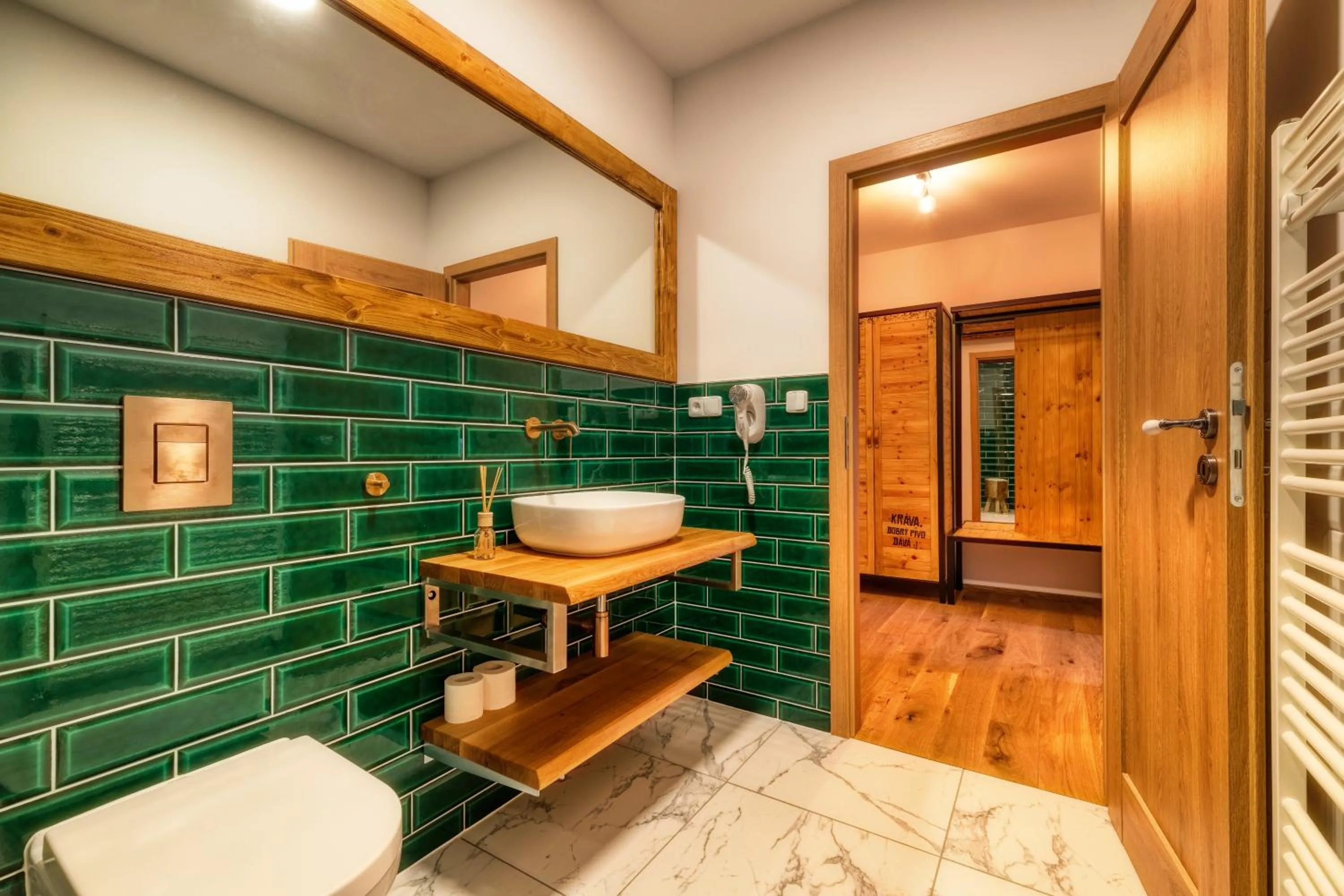 Bathroom in Pivní Hotel
