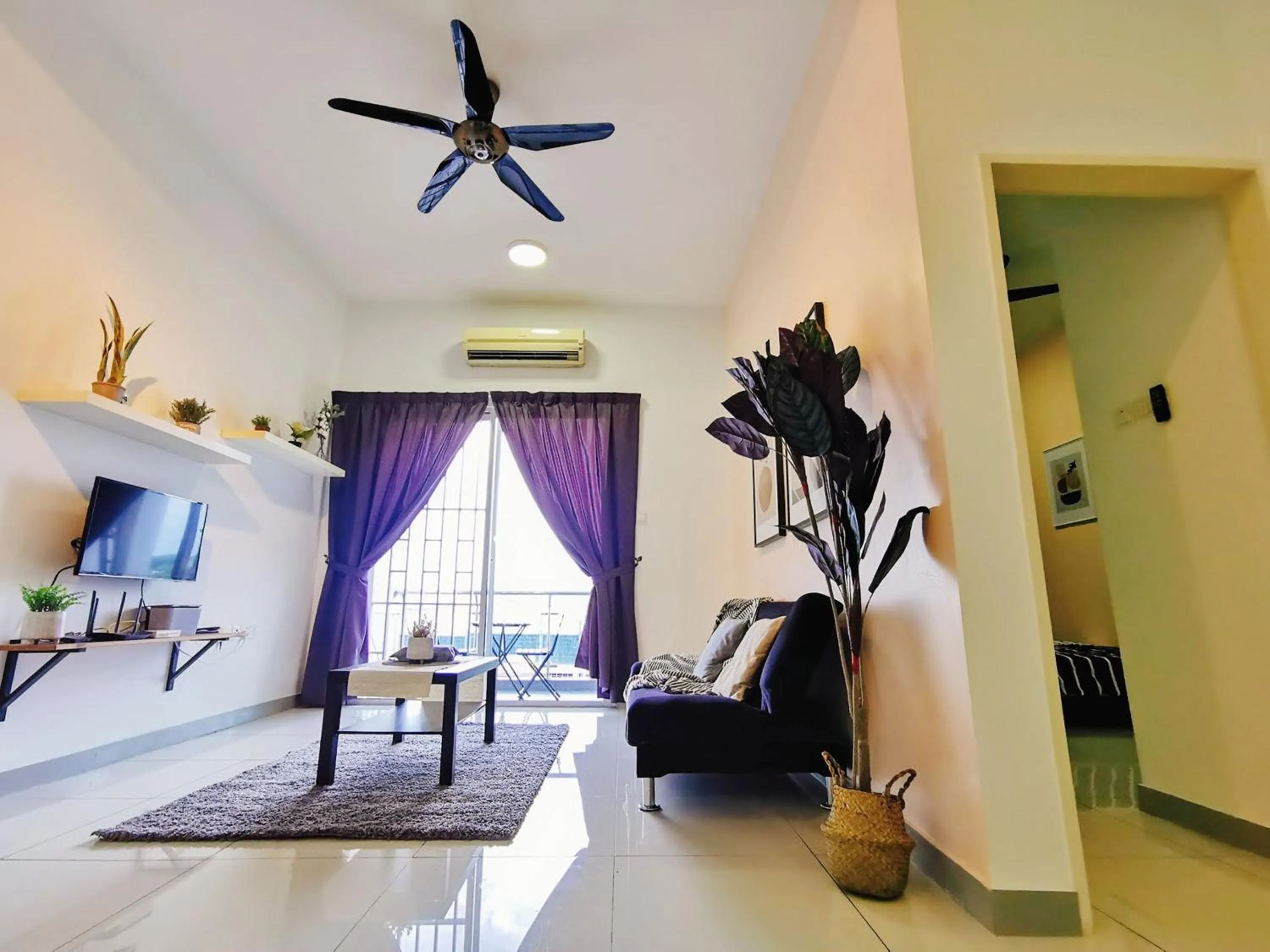 Living room in Skypod Residence Puchong