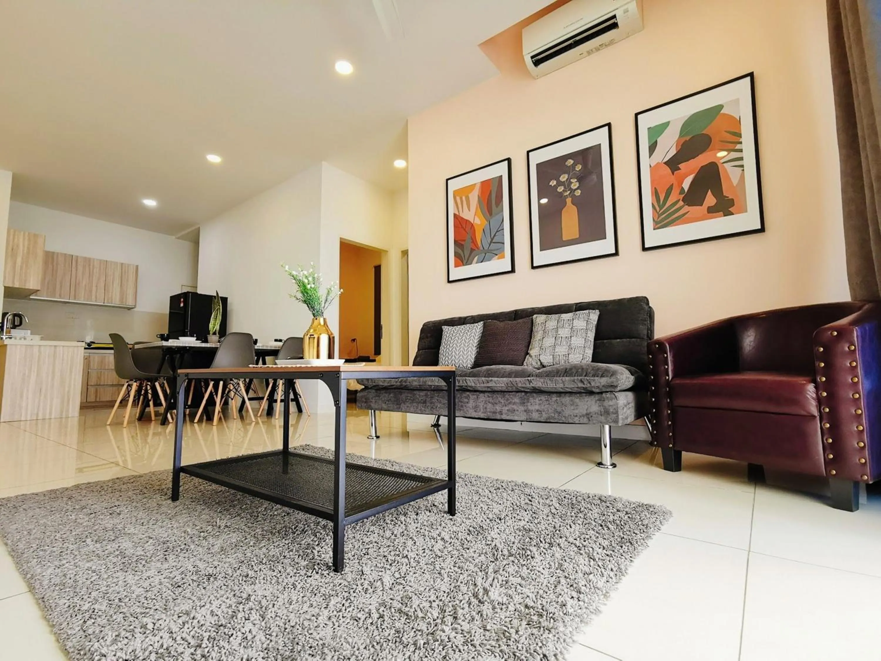 Living room in Skypod Residence Puchong