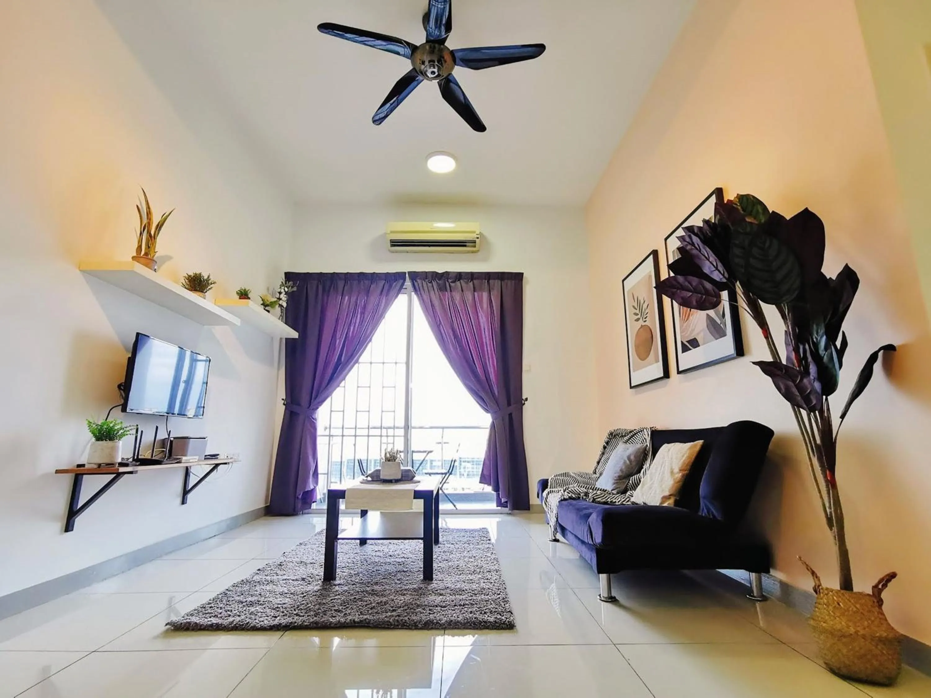 Living room in Skypod Residence Puchong