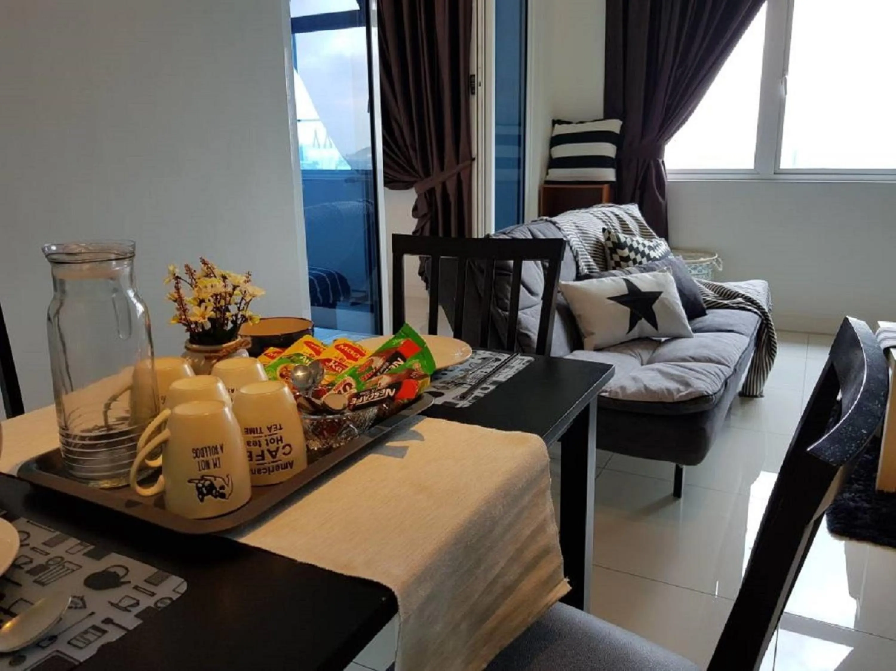 Living room in Skypod Residence Puchong