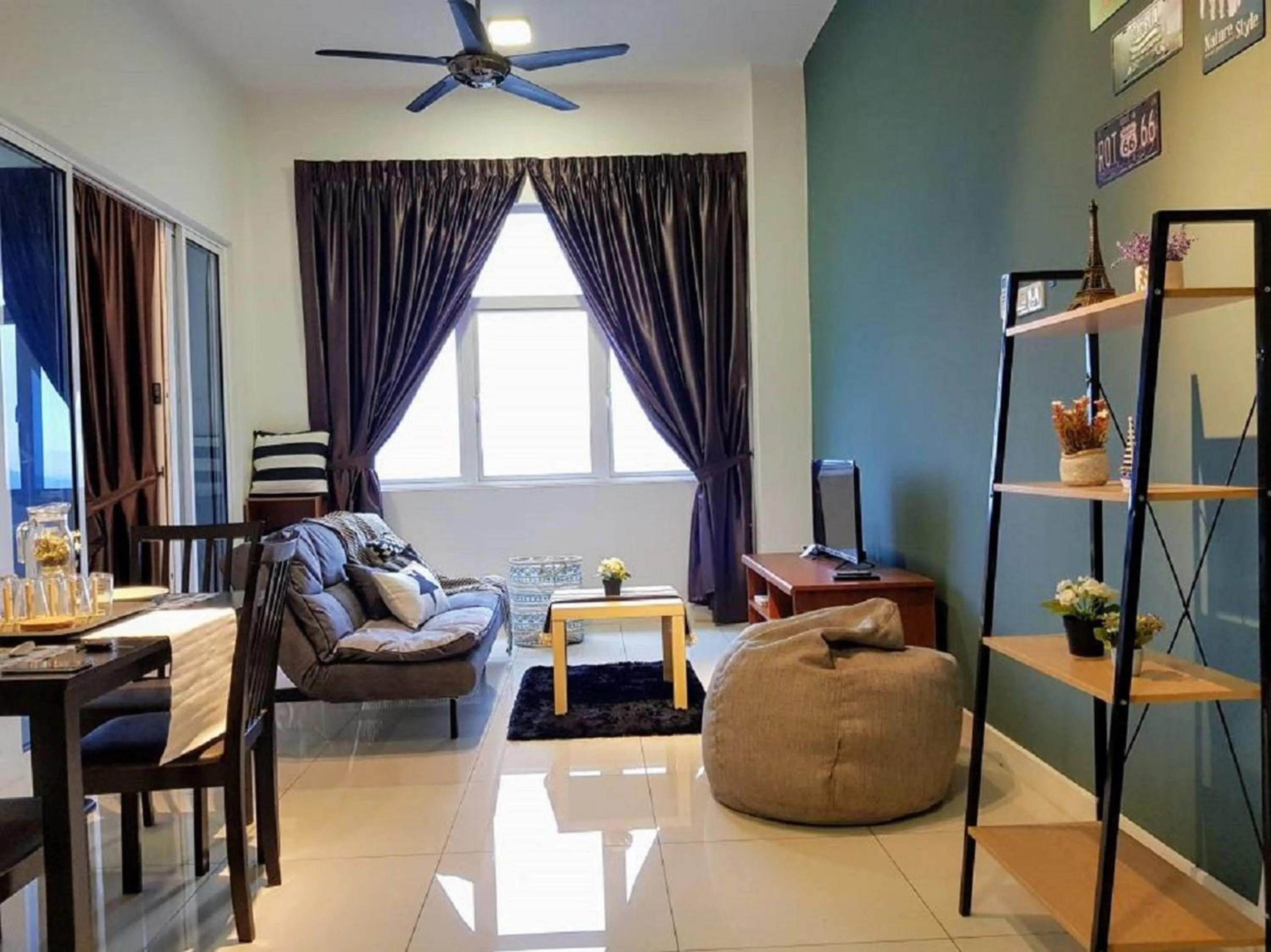 Living room in Skypod Residence Puchong