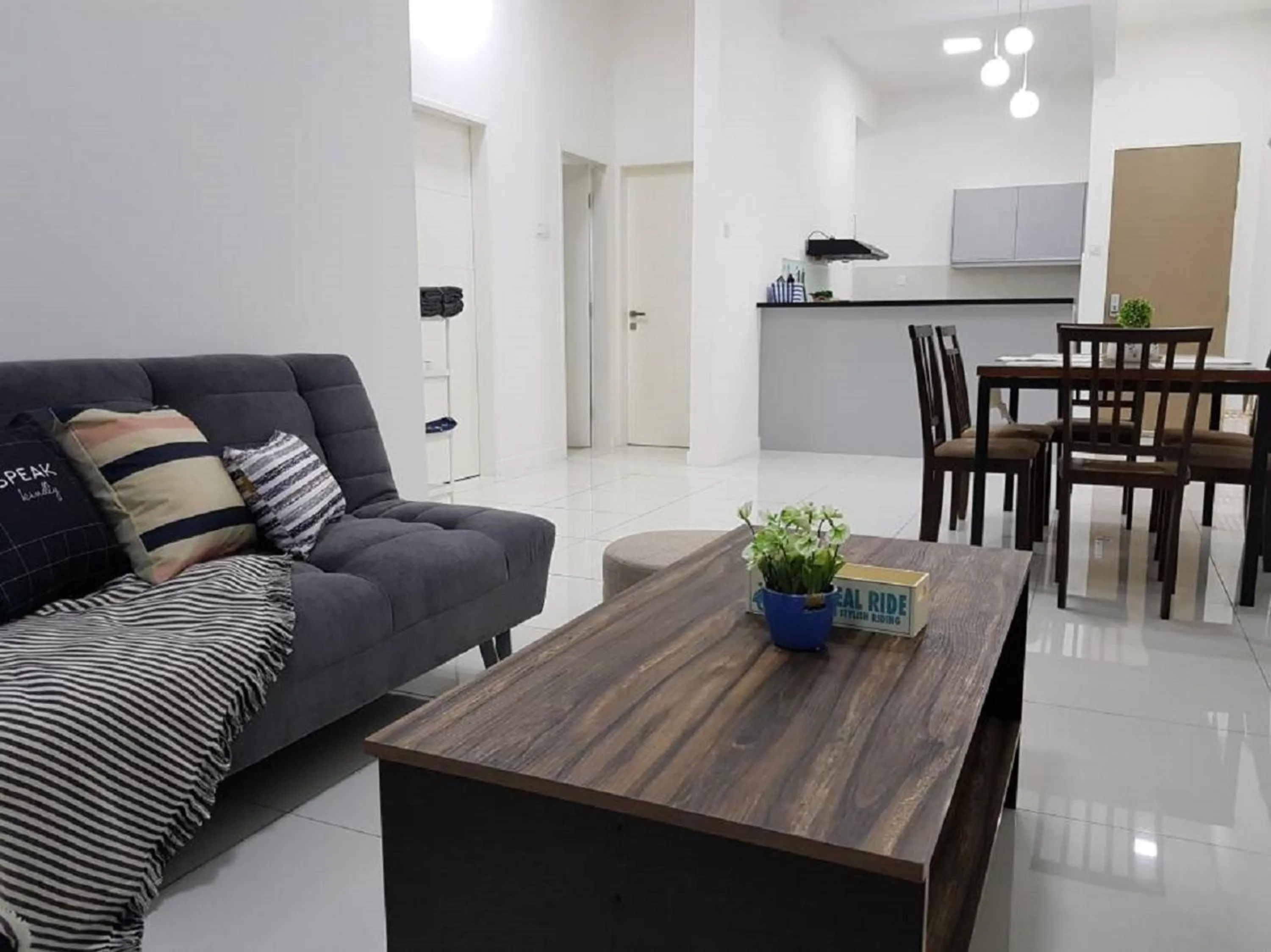 Living room in Skypod Residence Puchong