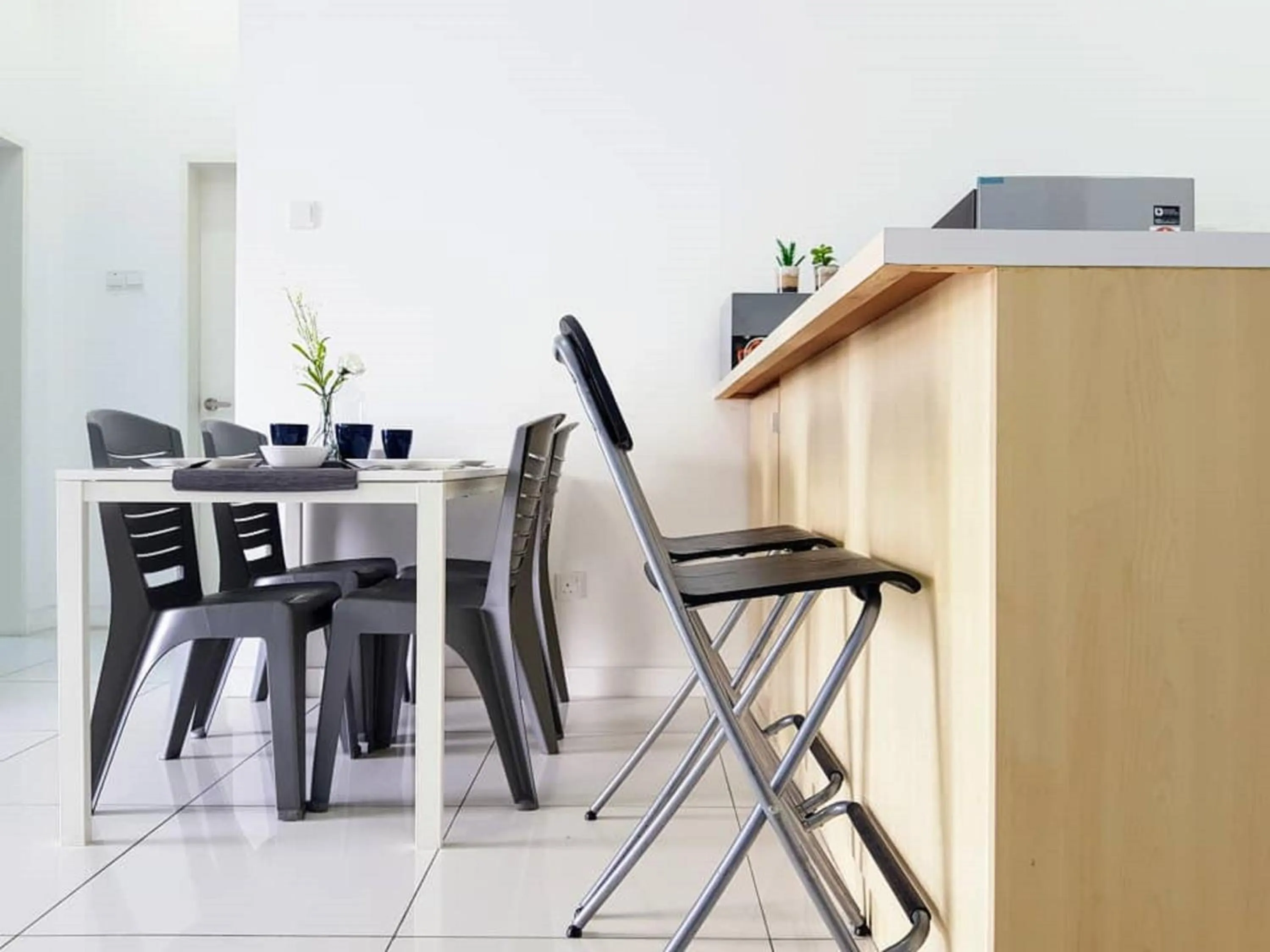 Dining area in Skypod Residence Puchong