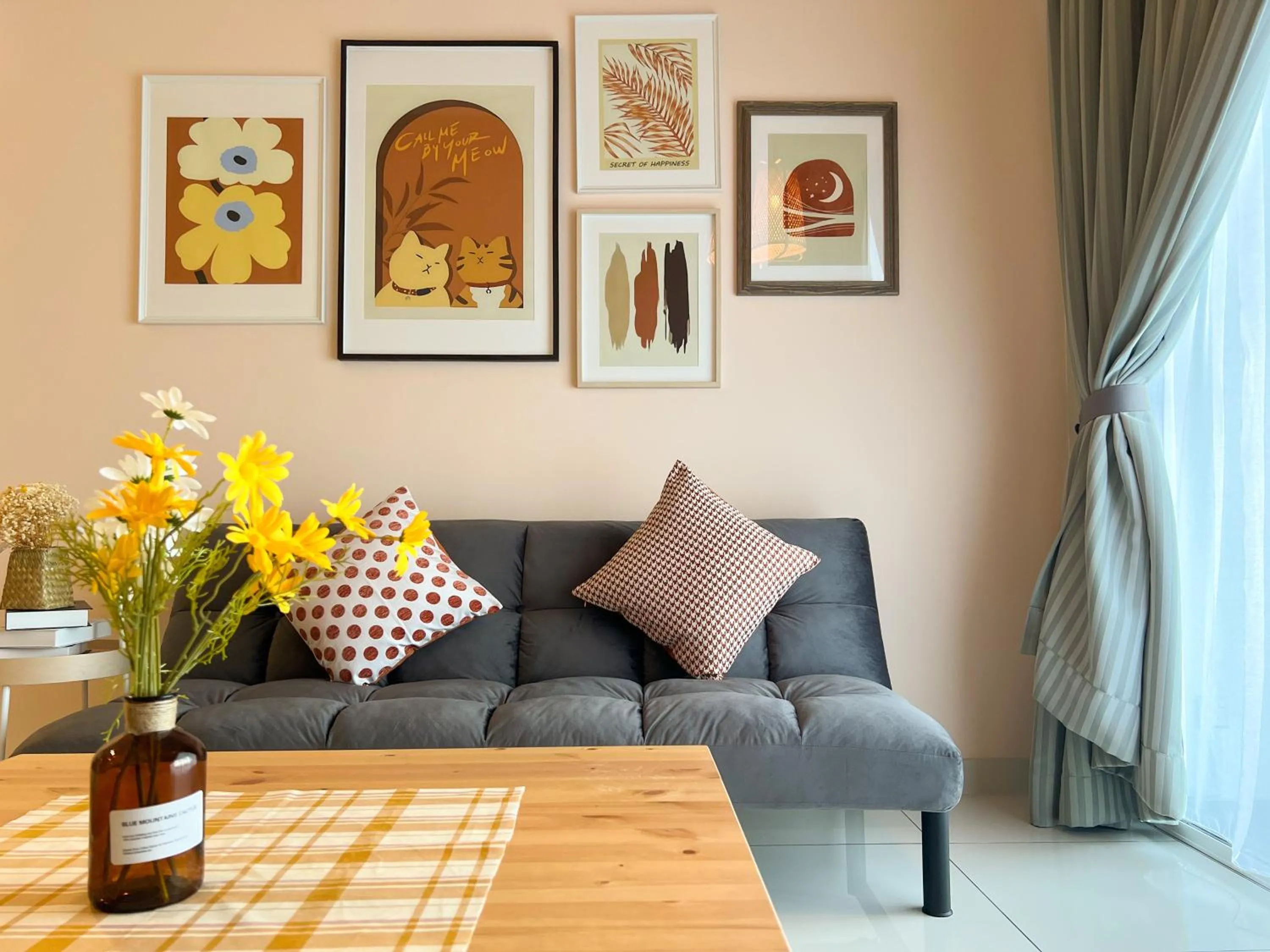 Living room in Skypod Residence Puchong