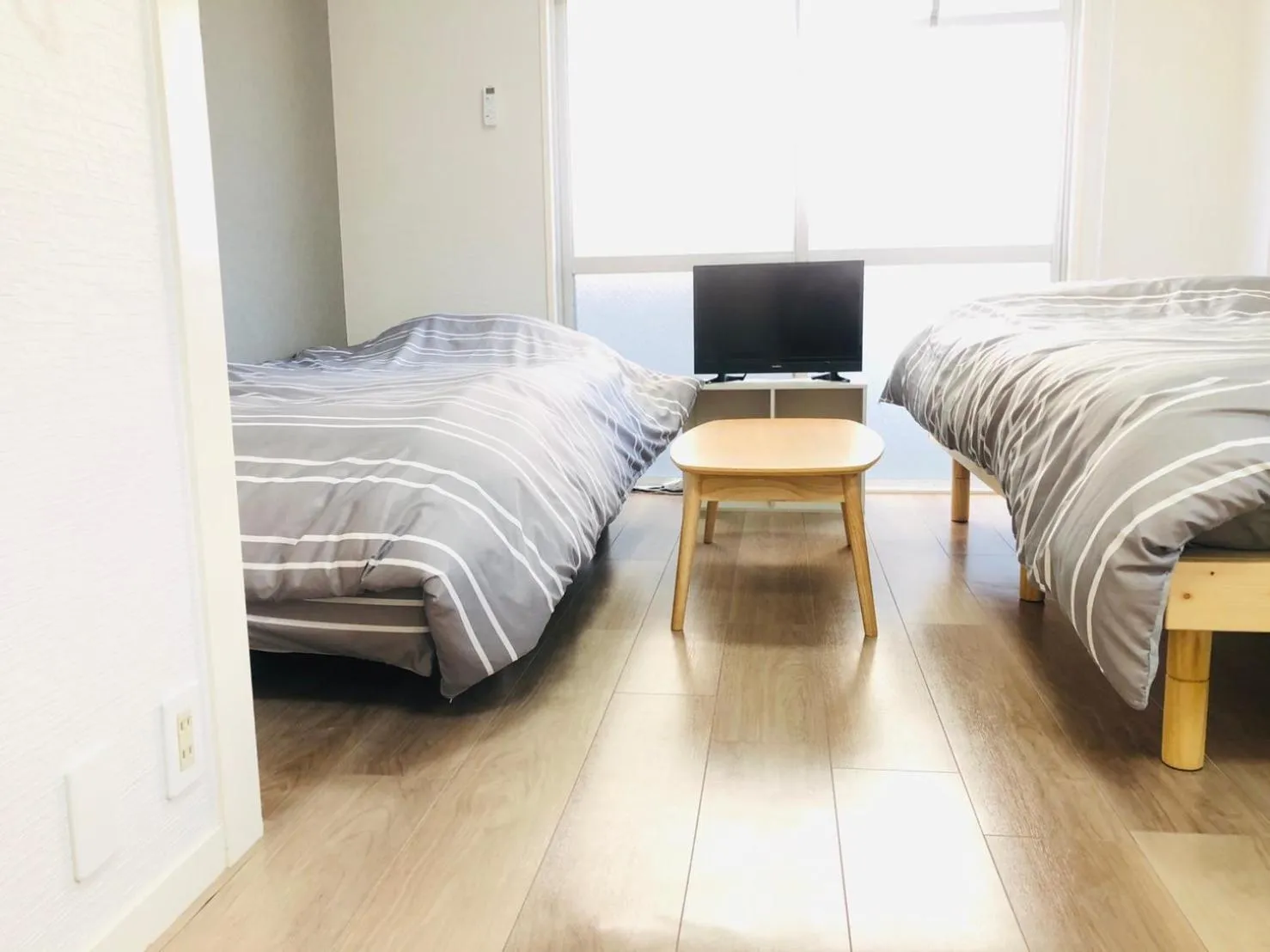 Bed in Hotel Peace Park Tokaichi by Tranova