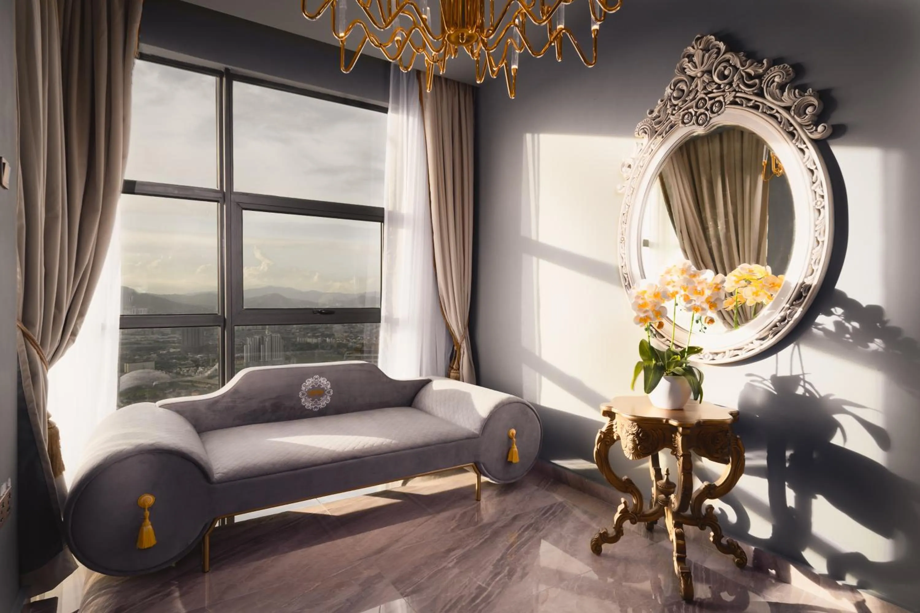 Seating area in arte by Thomas Chan