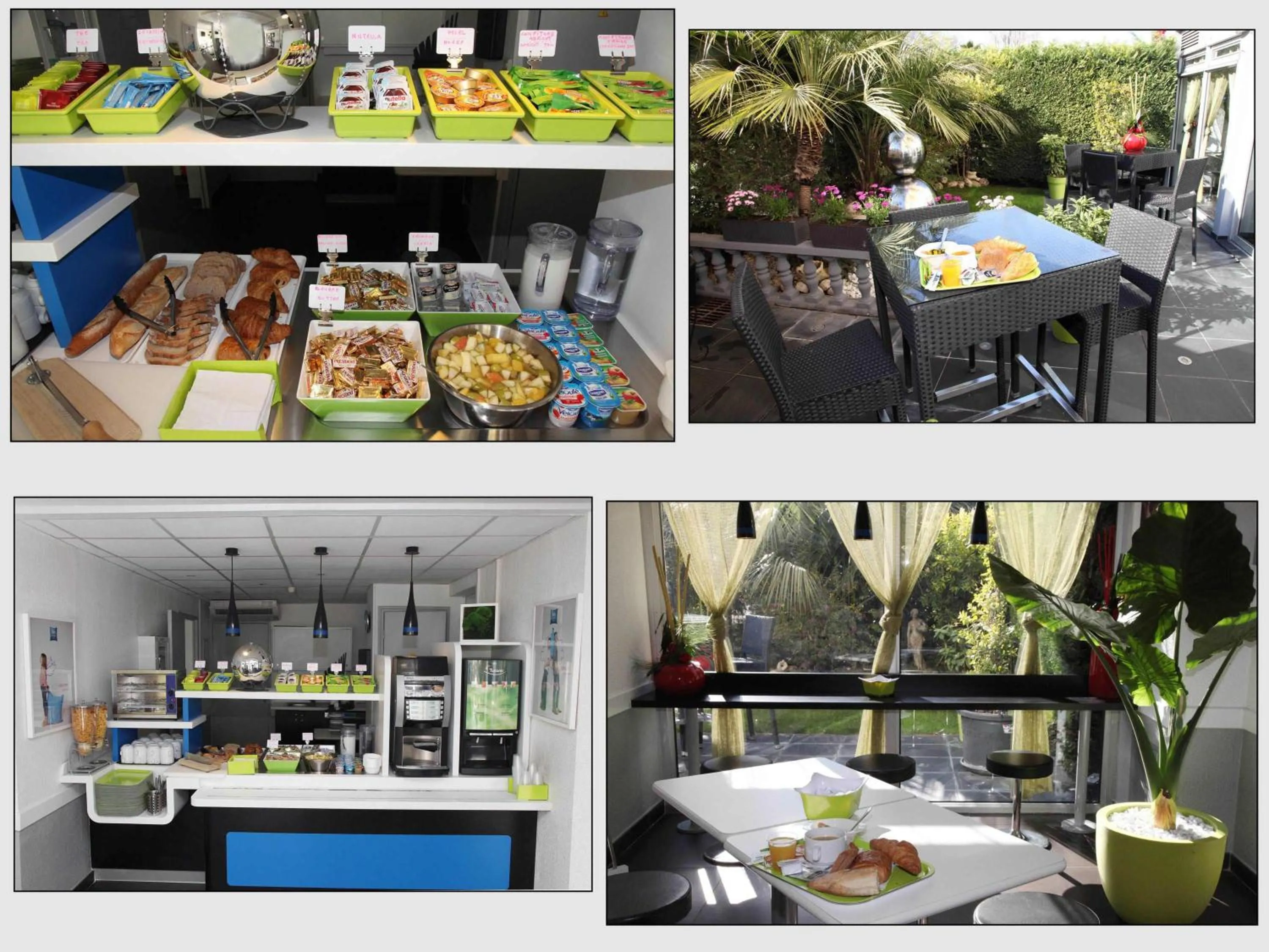 Breakfast in Hotel Ibis Budget Nice Palais Nikaia