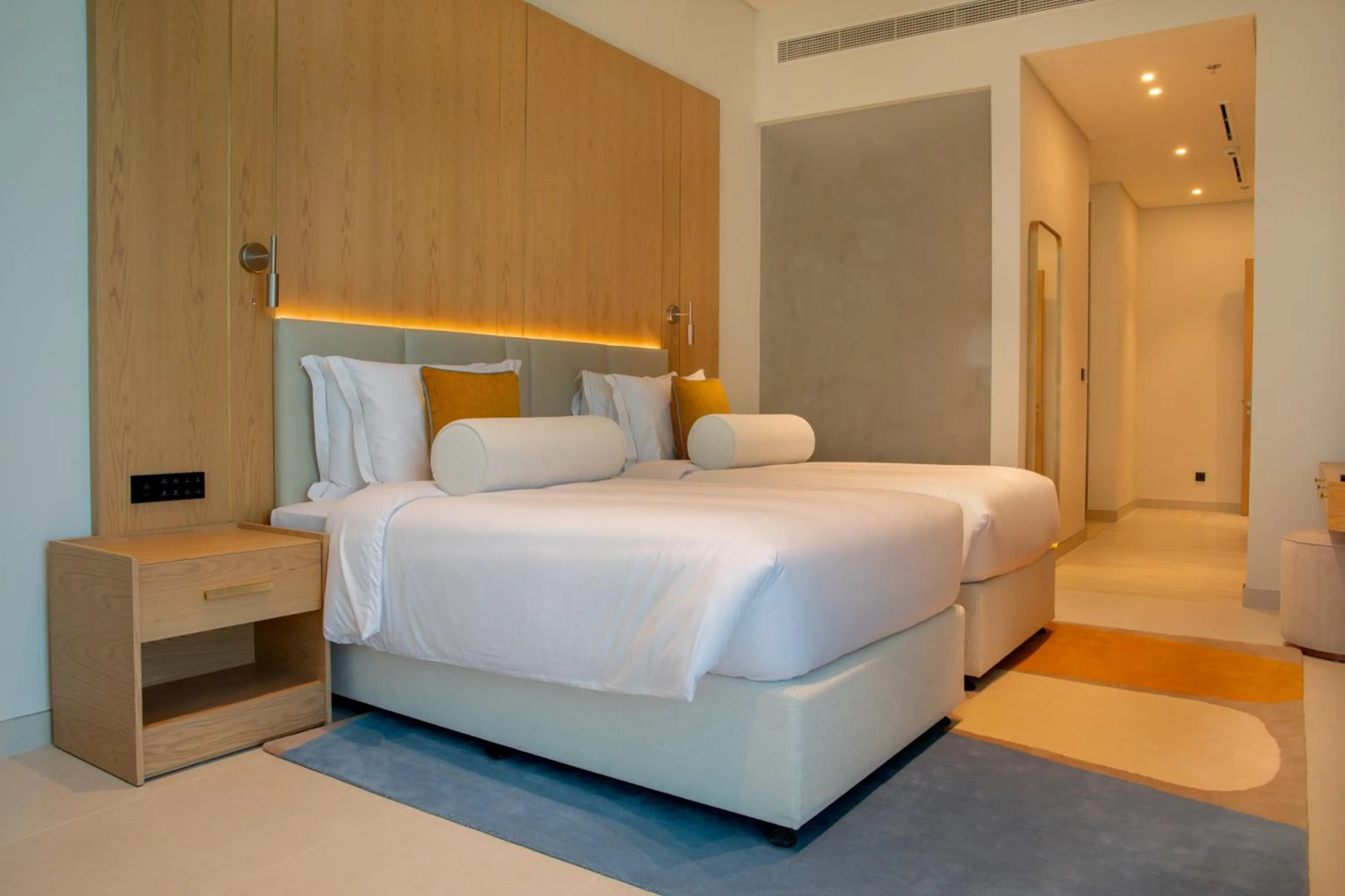 Bed in Ajman Hotel & Villas by Blazon Hotels