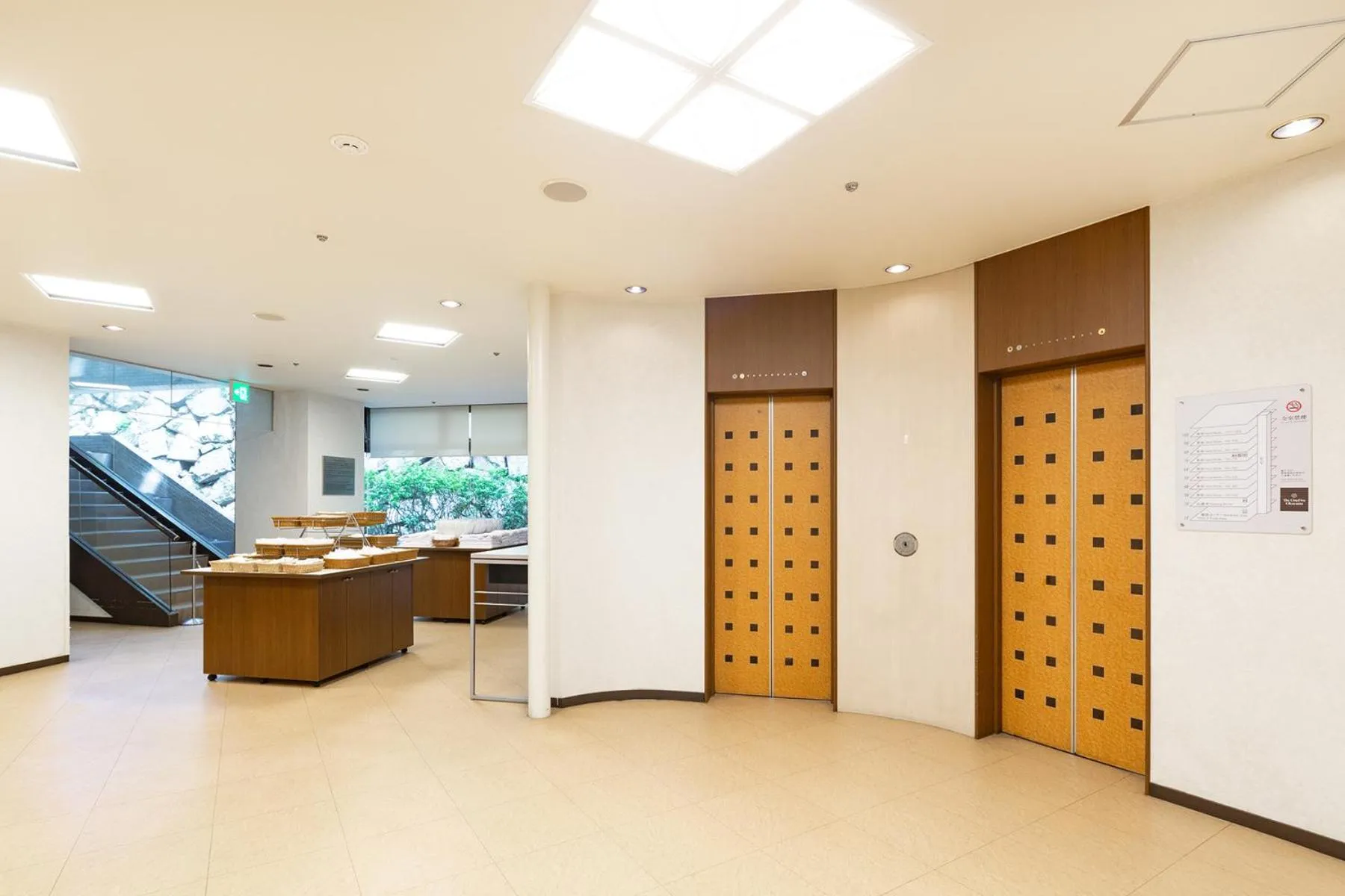 Lobby or reception in The OneFive Okayama