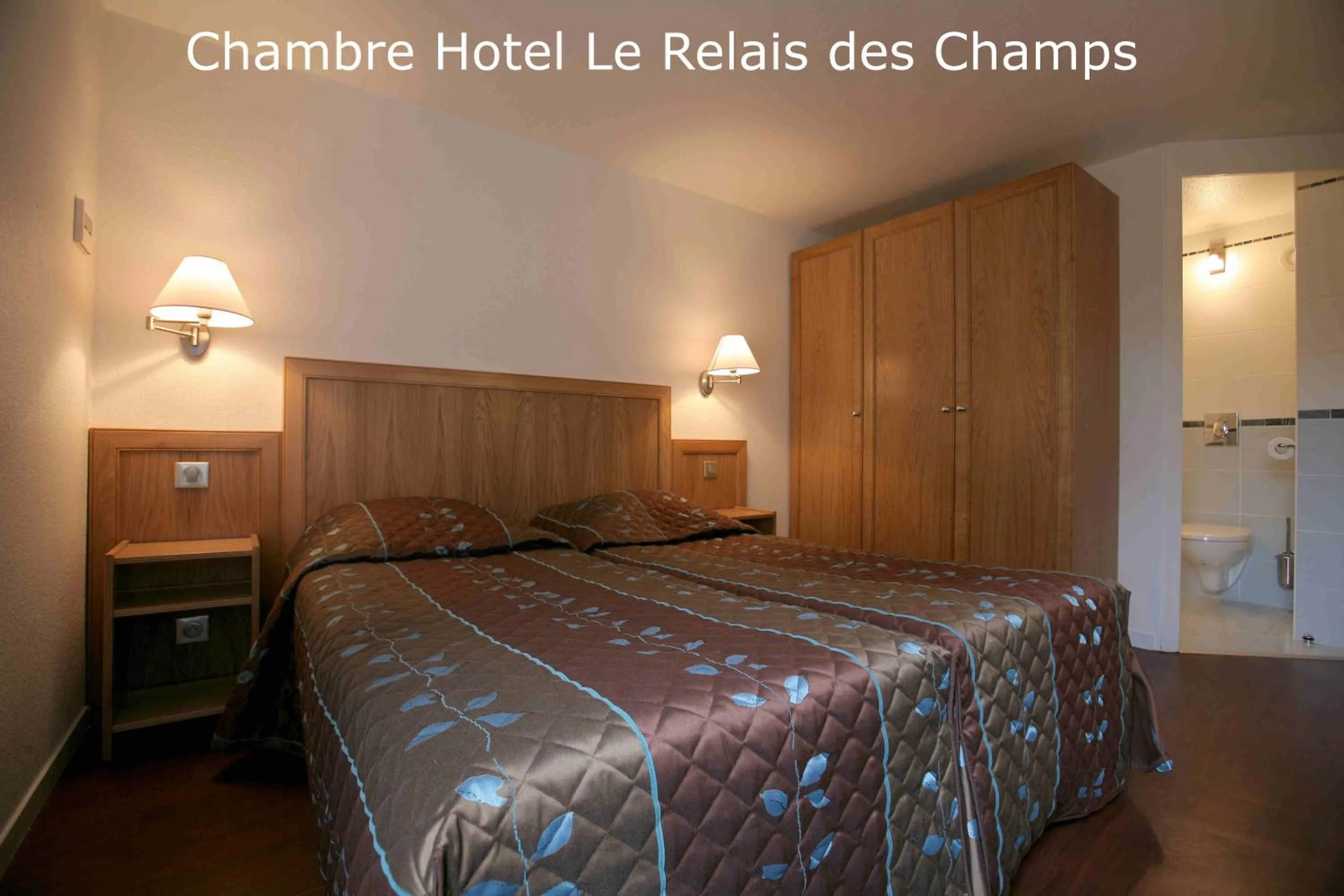 Bedroom, Bed in Hotel Le Relais des Champs