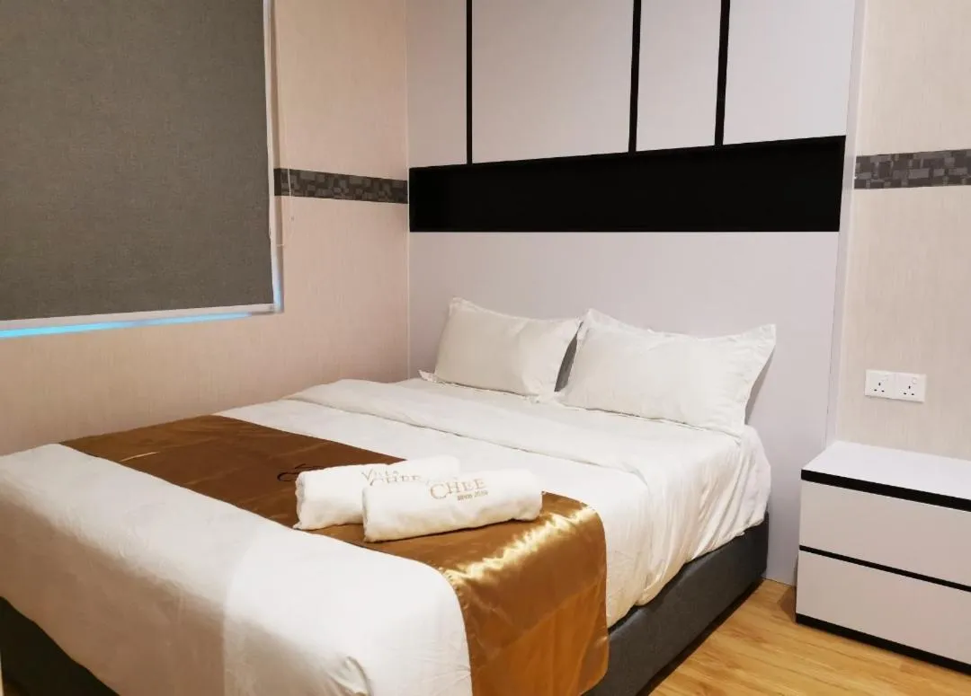 Bedroom, Bed in Villa Chee