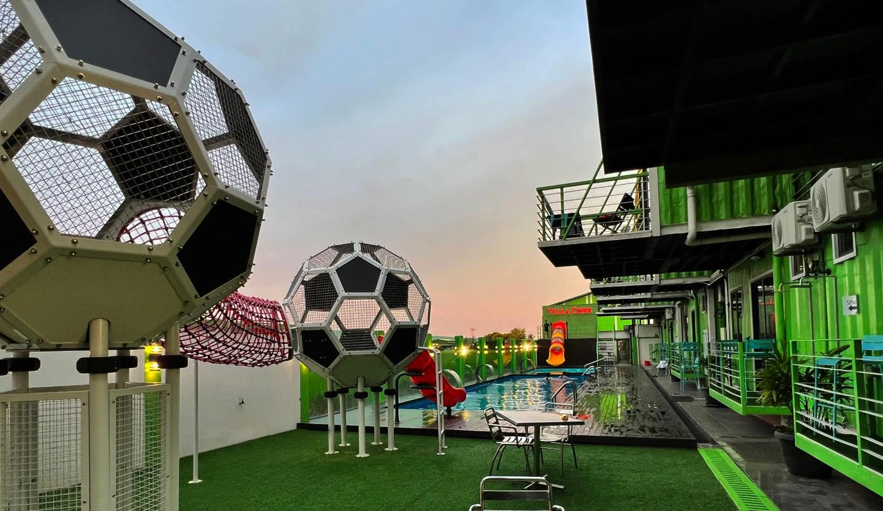 Children play ground in Villa Chee