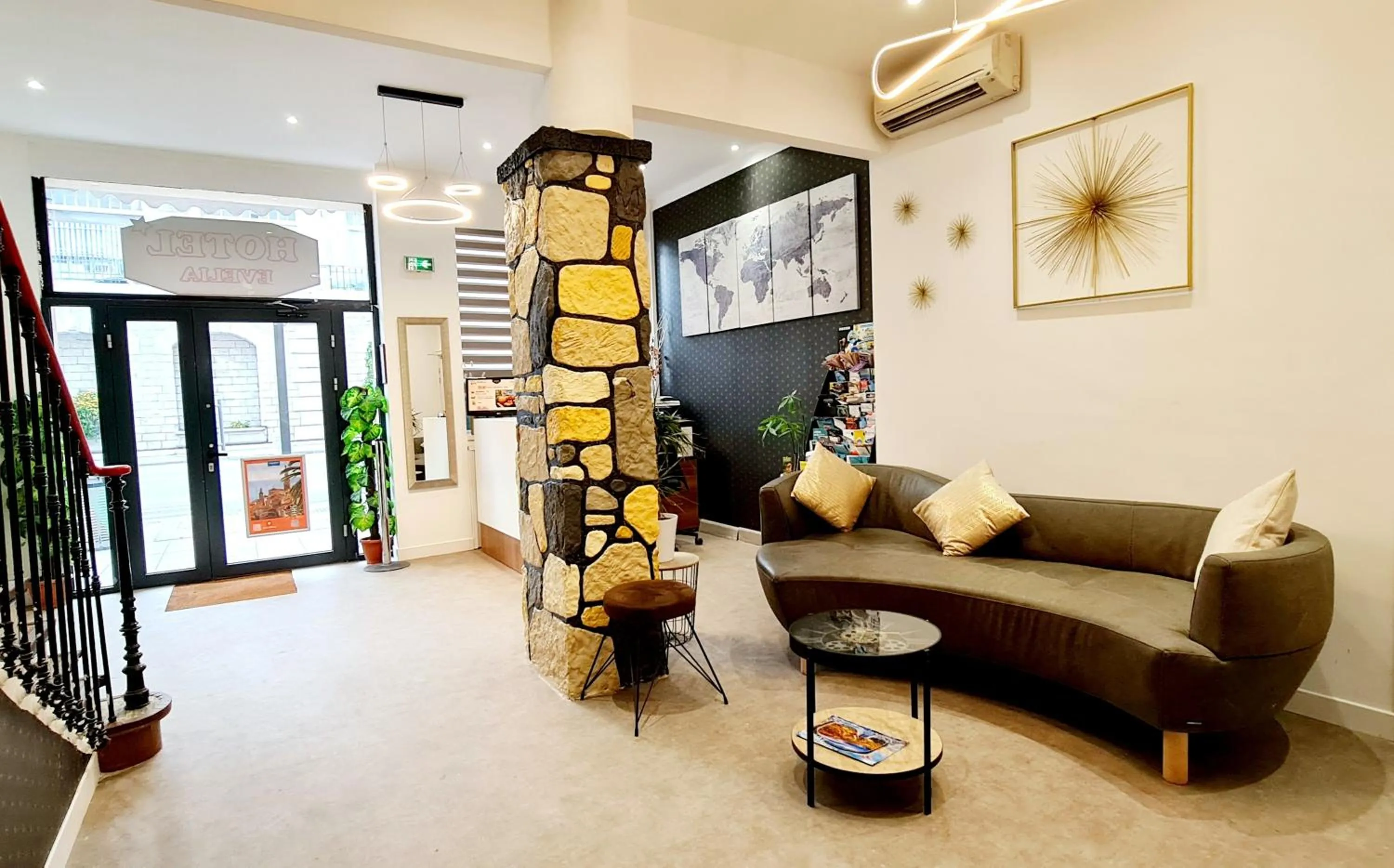 Living room in Evelia Hotels