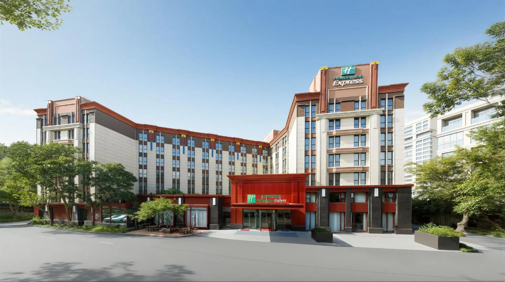 Property building in Holiday Inn Express Shanghai Putuo by IHG