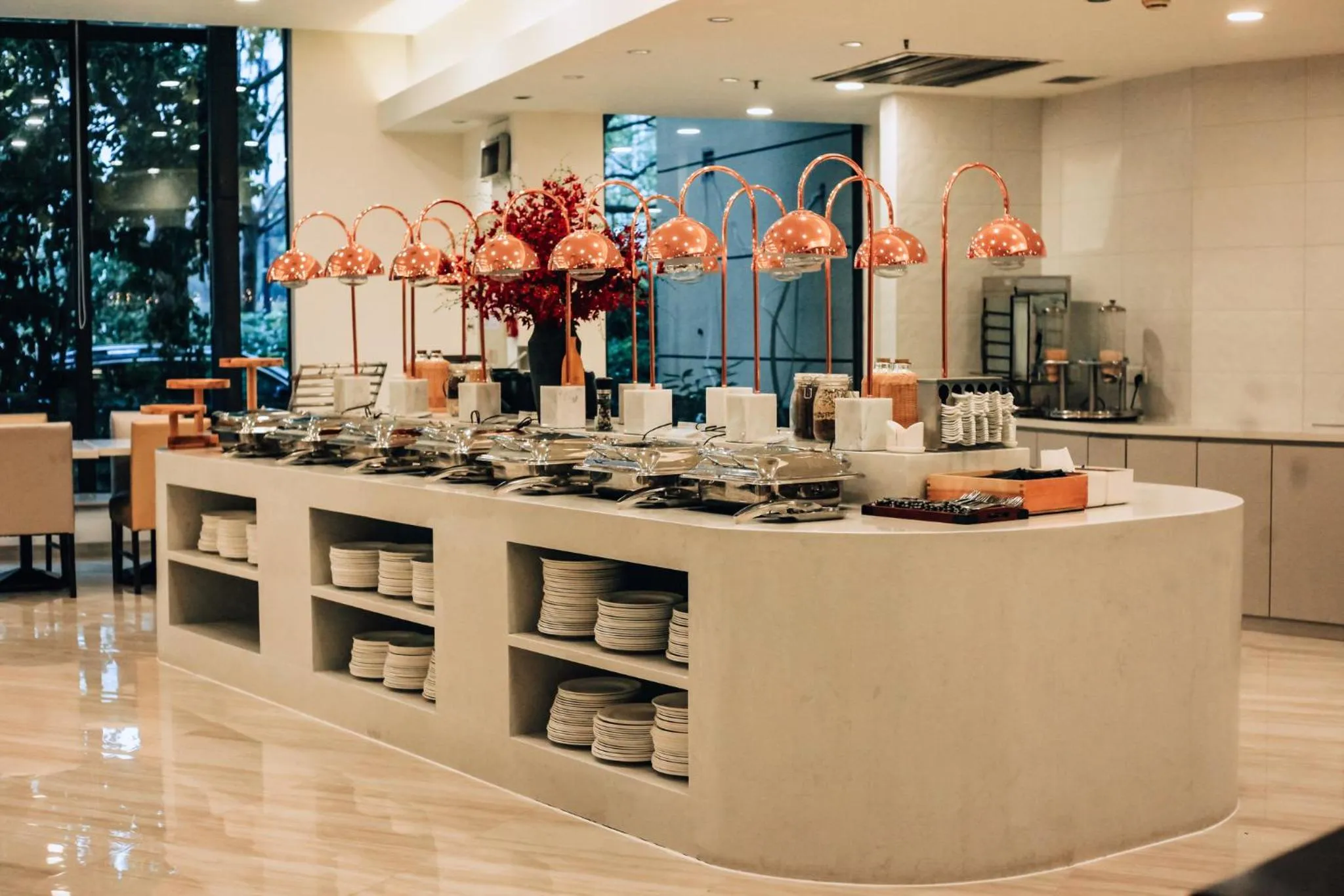 Breakfast in Holiday Inn Express Shanghai Putuo by IHG