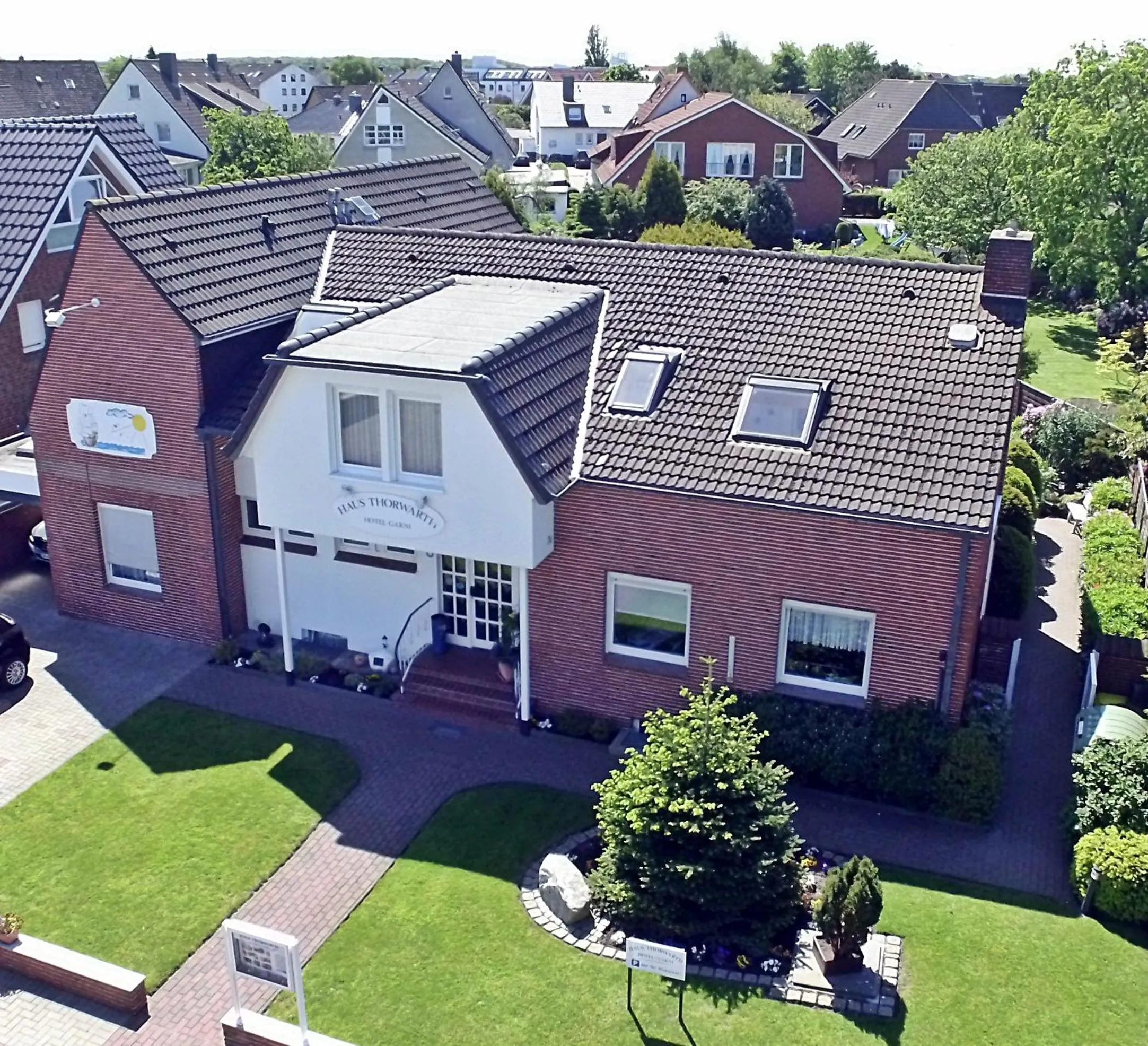 Bird's eye view in Haus Thorwarth - Hotel garni