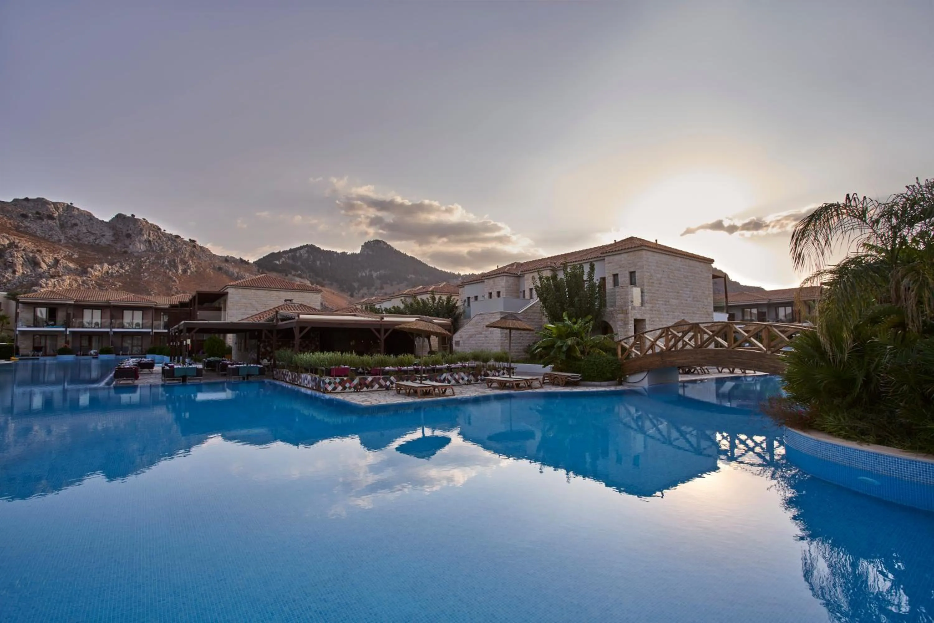 Natural landscape in Atlantica Holiday Village Rhodes