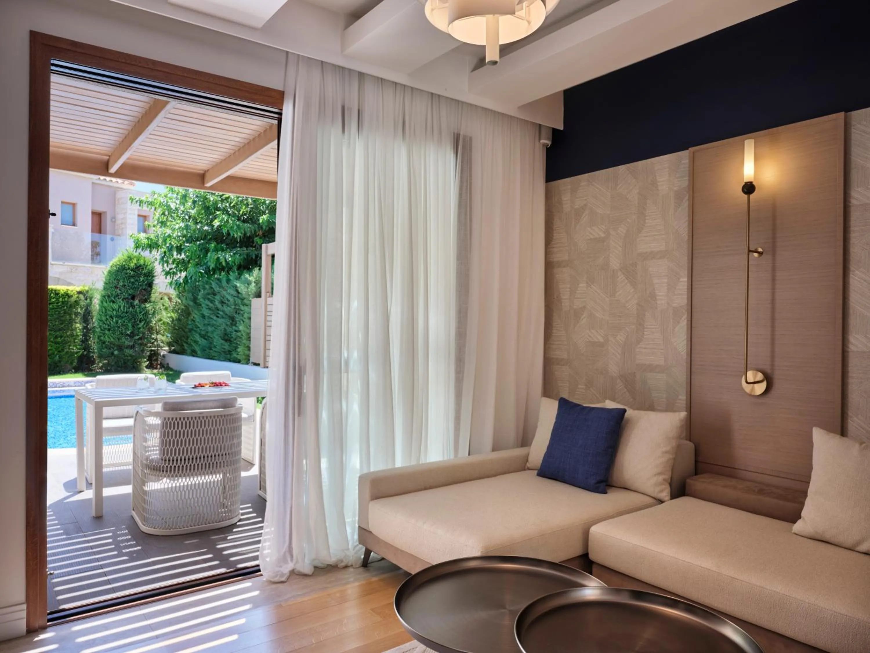 Patio in Atlantica Holiday Village Rhodes