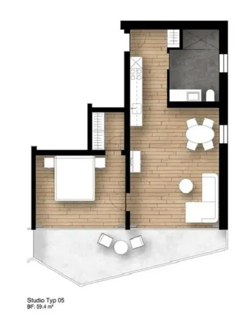 Apartment Standard in BoHo by Maier - kontaktloser Check-In Apartment Standard in BoHo by Maier - kontaktloser Check-In