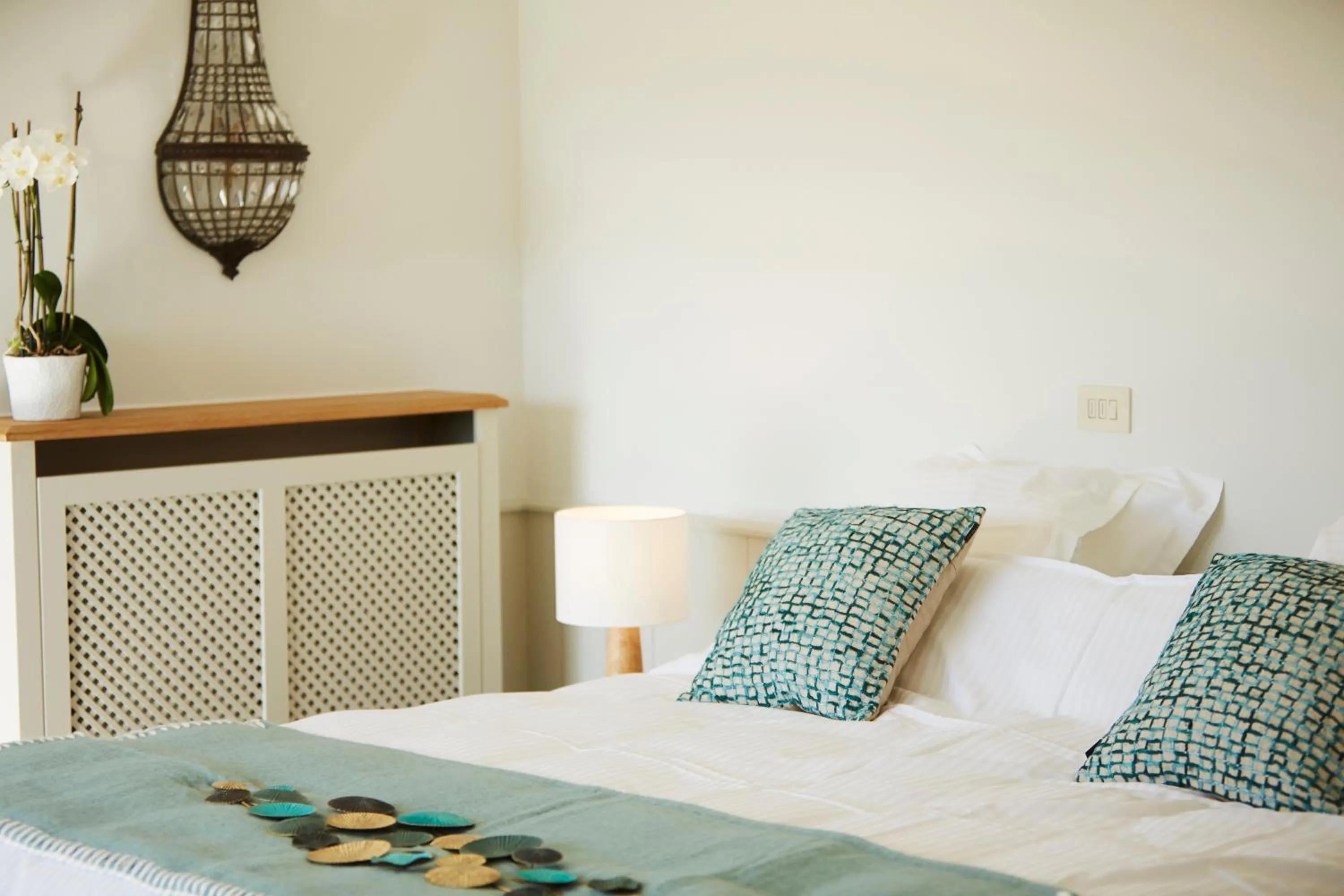 Garden, Bed in B&B Sett