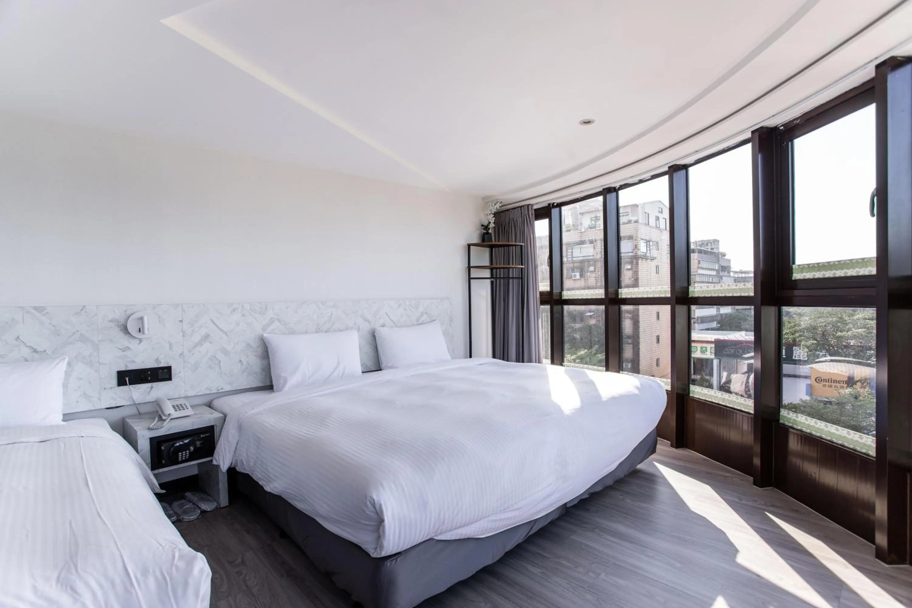 Bed in Hub Hotel - Songshan Airport Branch