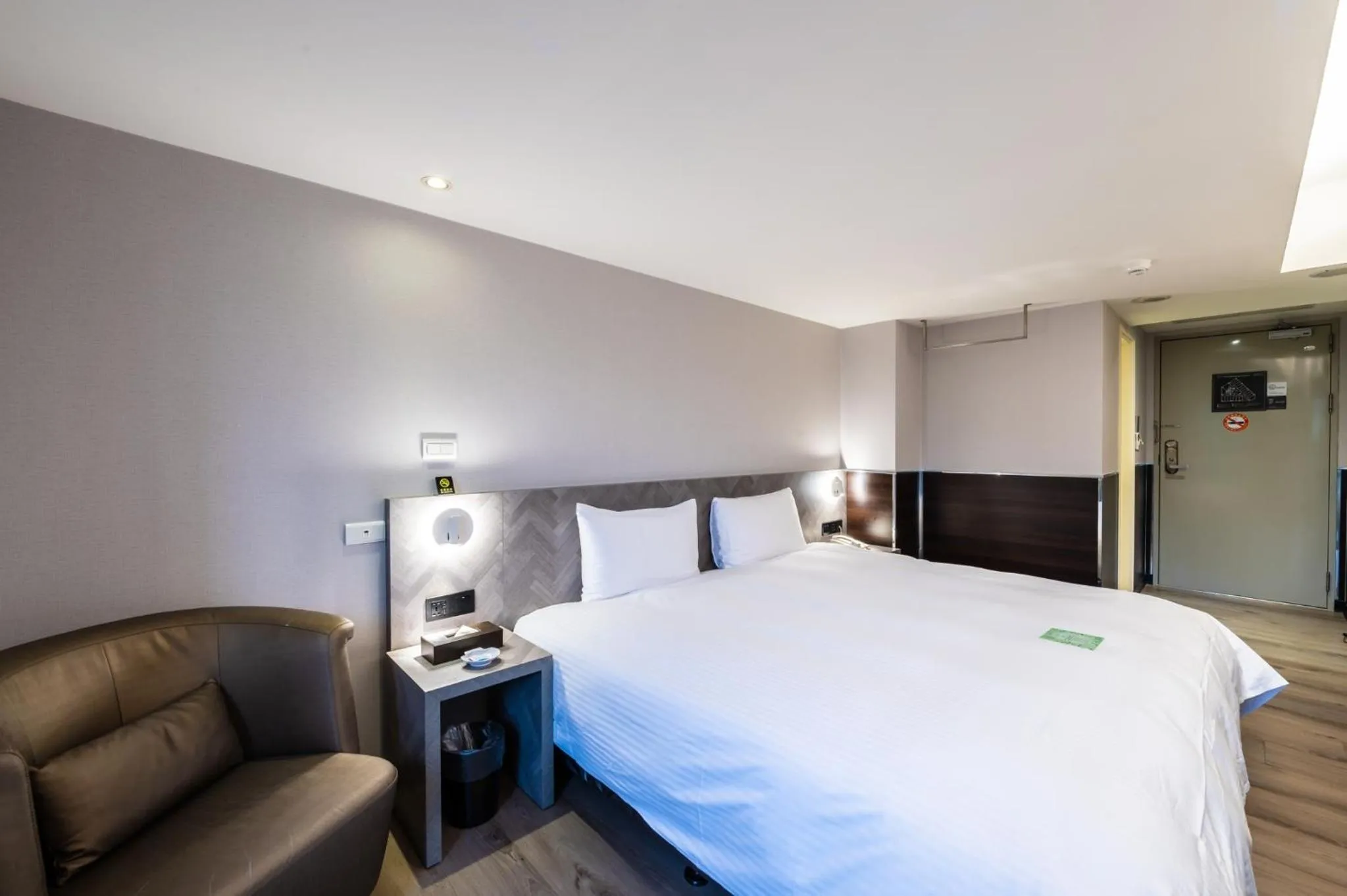 Bed in Hub Hotel - Songshan Airport Branch