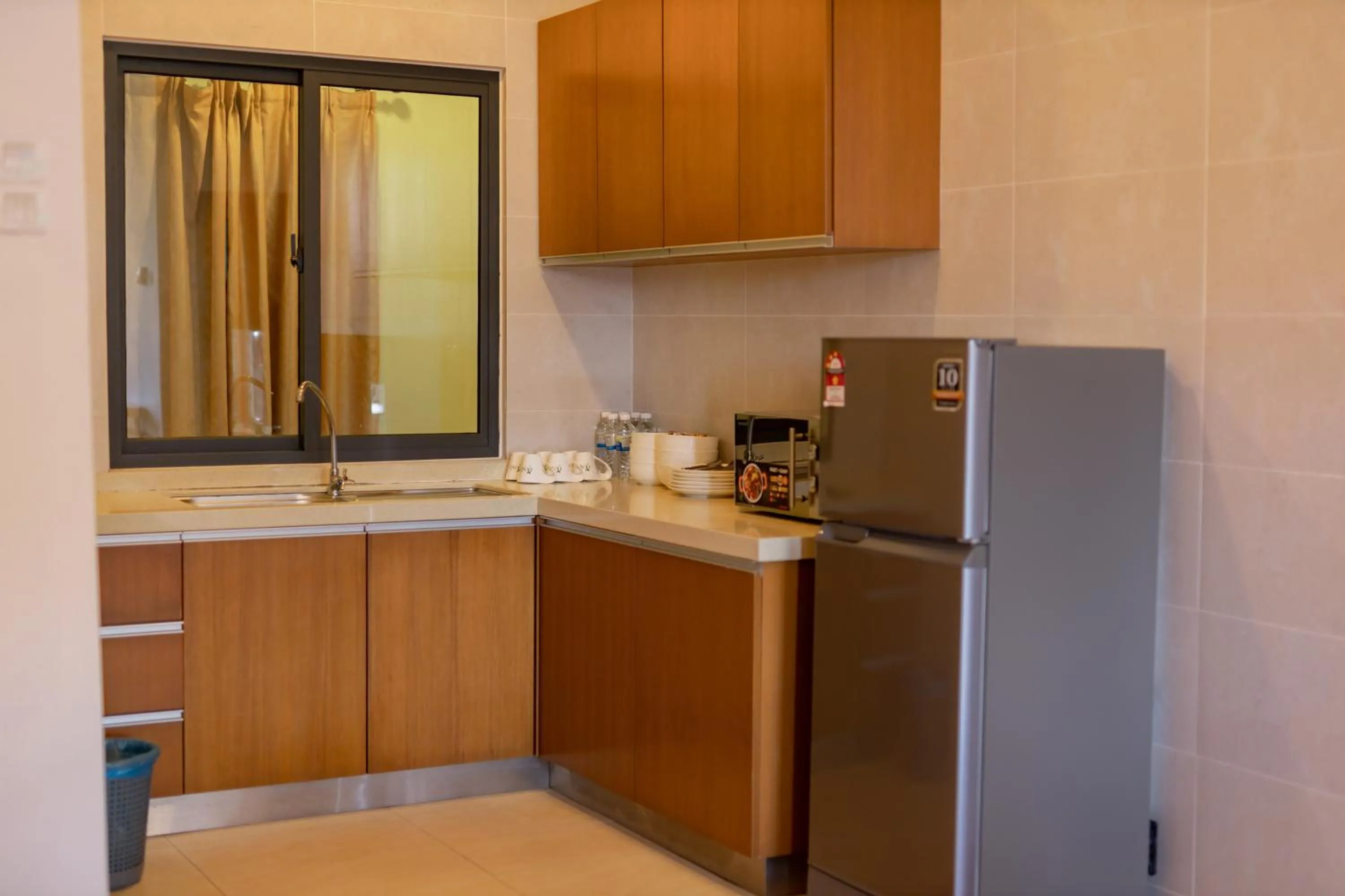 Kitchen or kitchenette in Hills Aranda Nova Hotel
