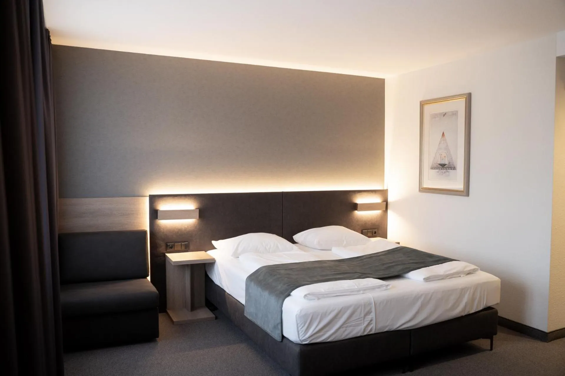 Bed in Landhotel Geiselwind