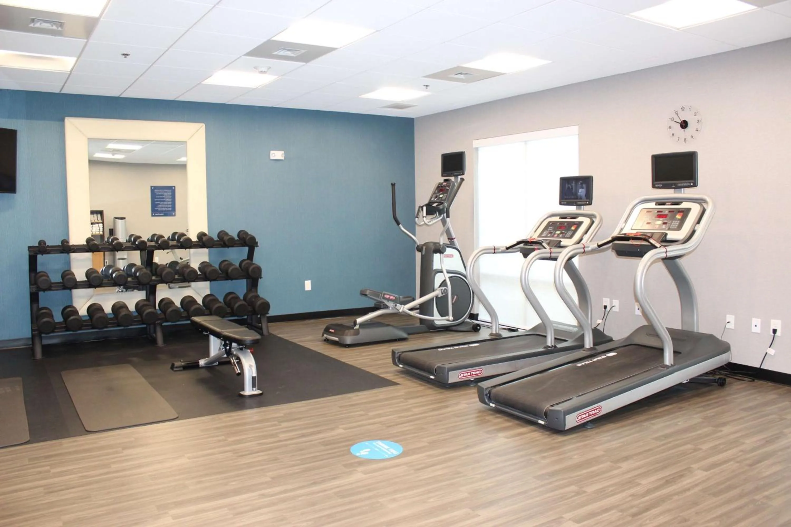 Fitness centre/facilities in Hampton Inn Lexington