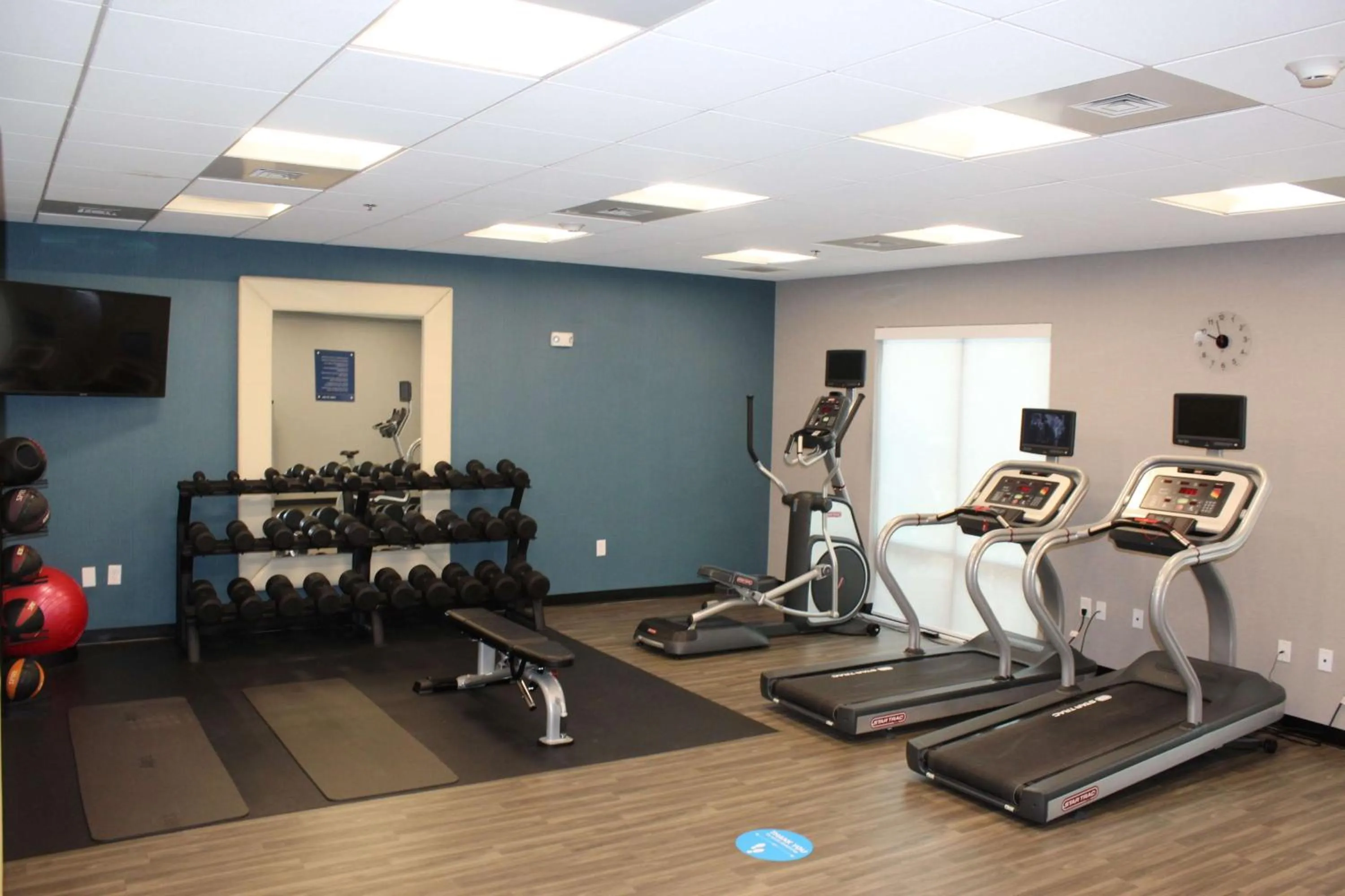 Fitness centre/facilities in Hampton Inn Lexington
