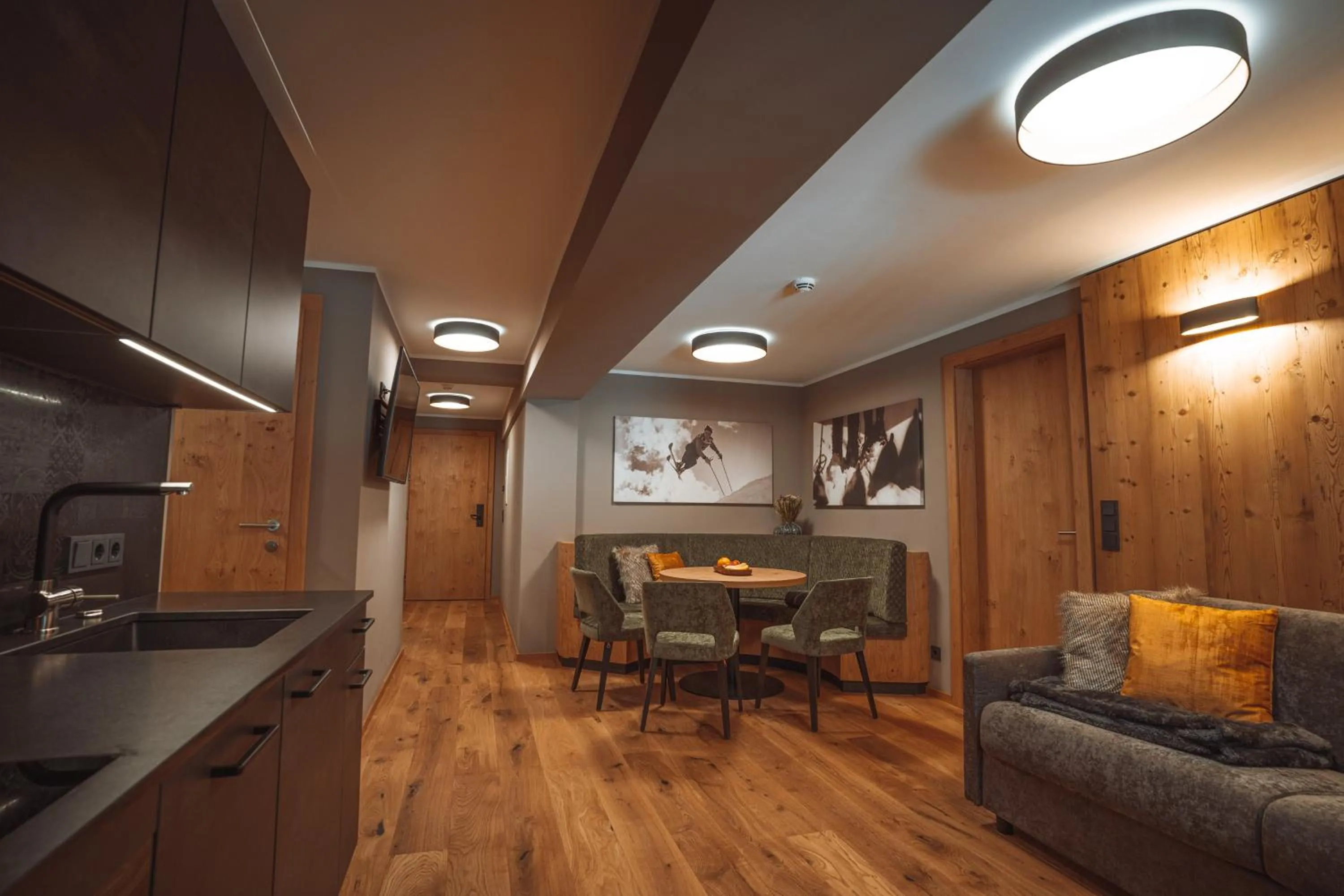 Kitchen or kitchenette in Mountainview Apartments