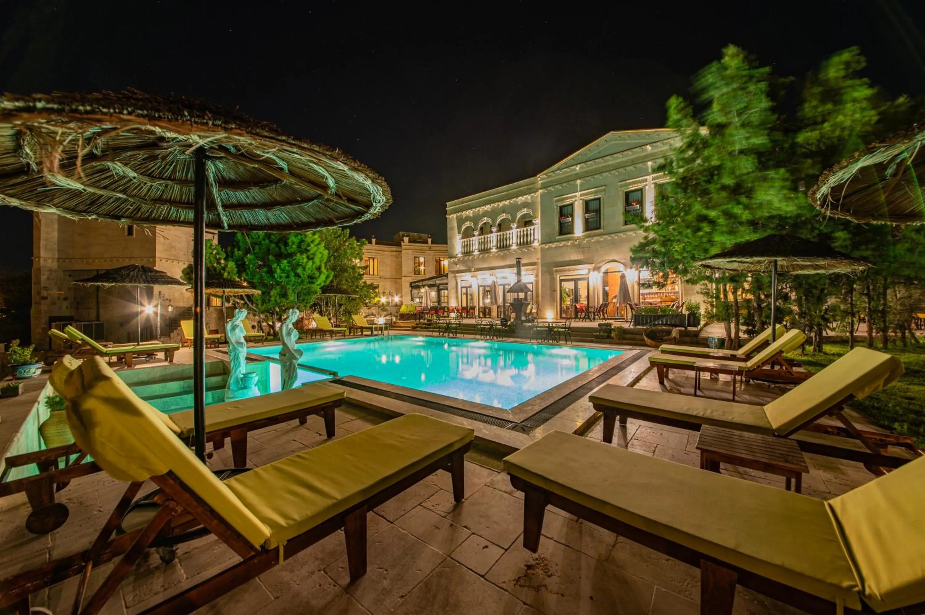 Swimming pool in Sobek Stone House Cappadocia